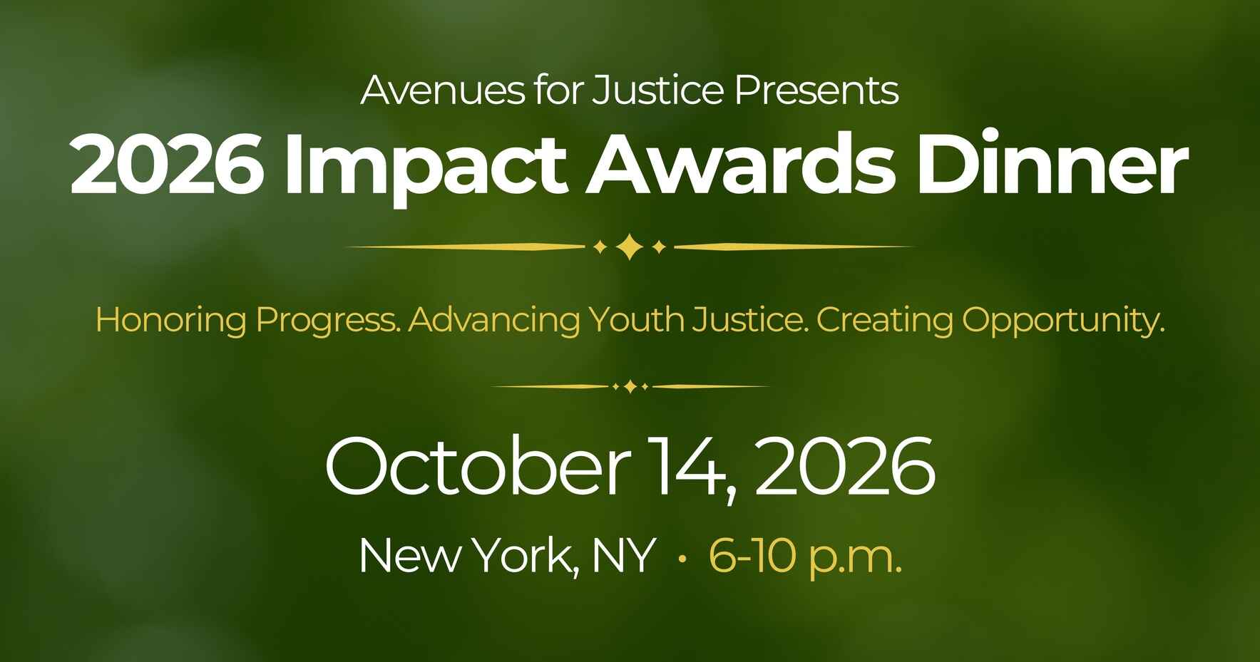 2026 Avenues for Justice Impact Awards Dinner image