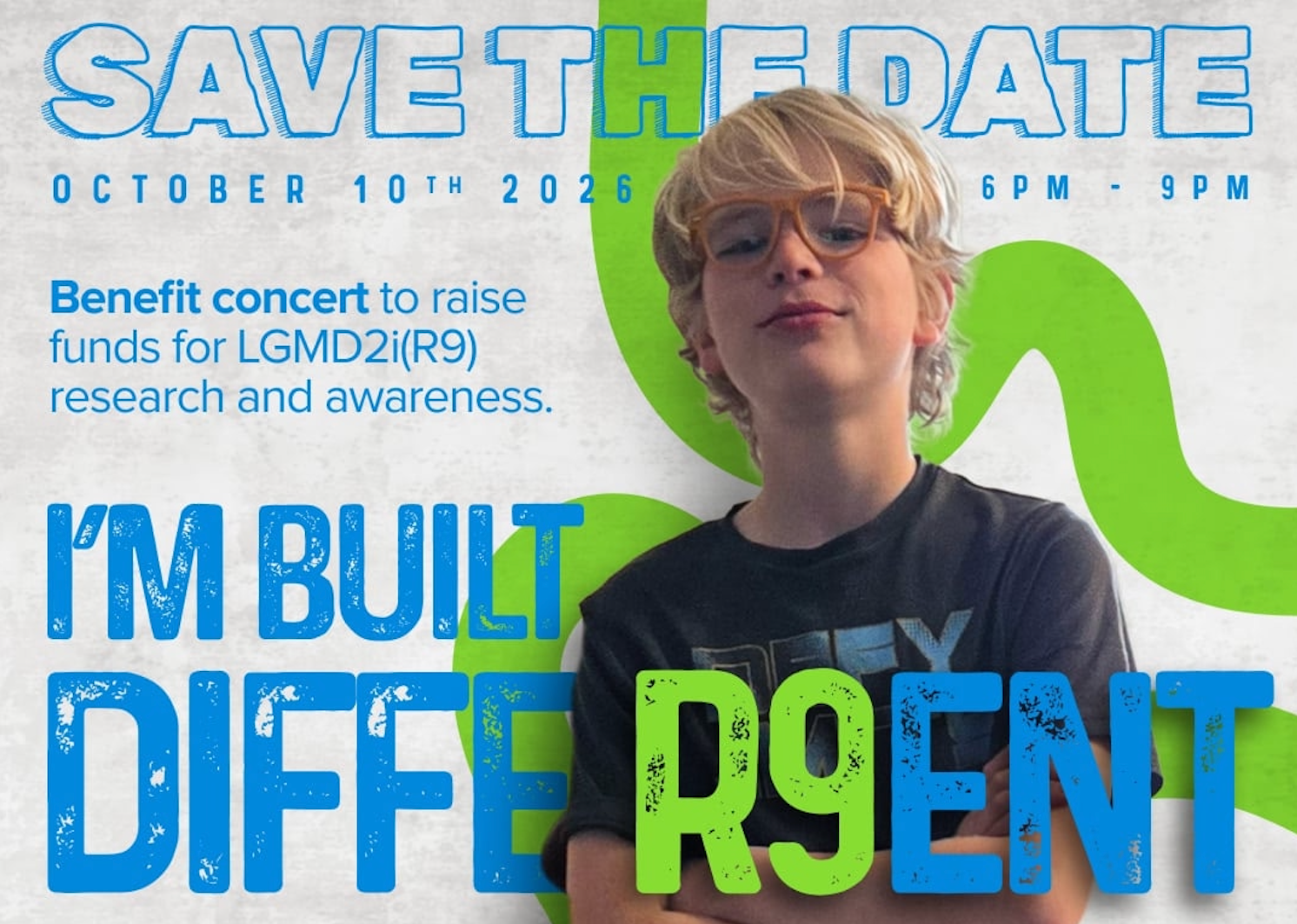 I'M BUILT DIFFER9ENT: Benefit Concert for CureLGMD2i image