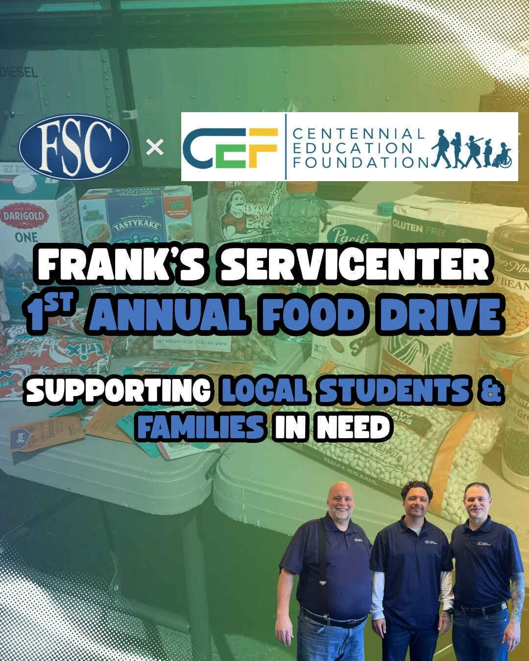 Frank's Servicenter 1st Annual Food Drive image