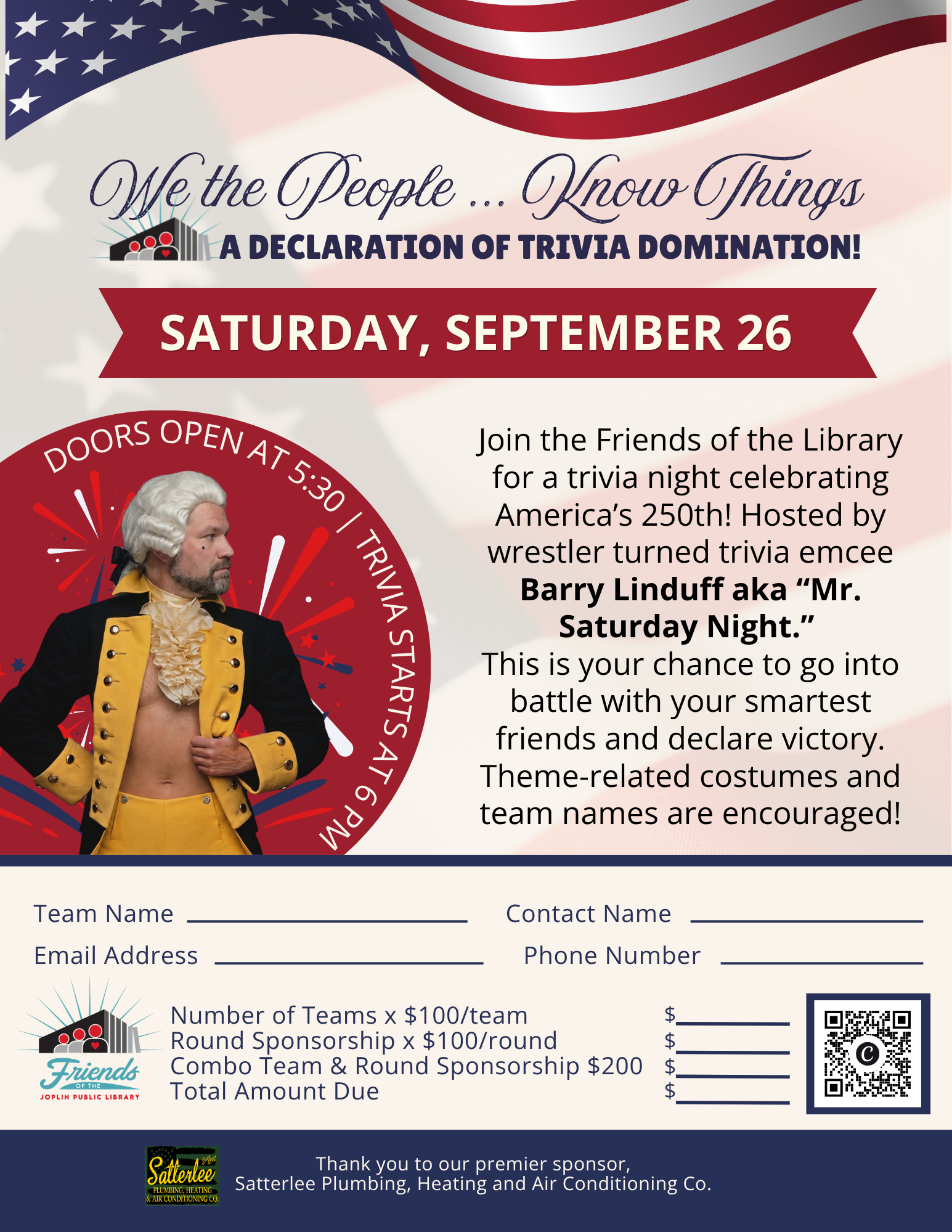 Trivia Night - We the People… Know Things image