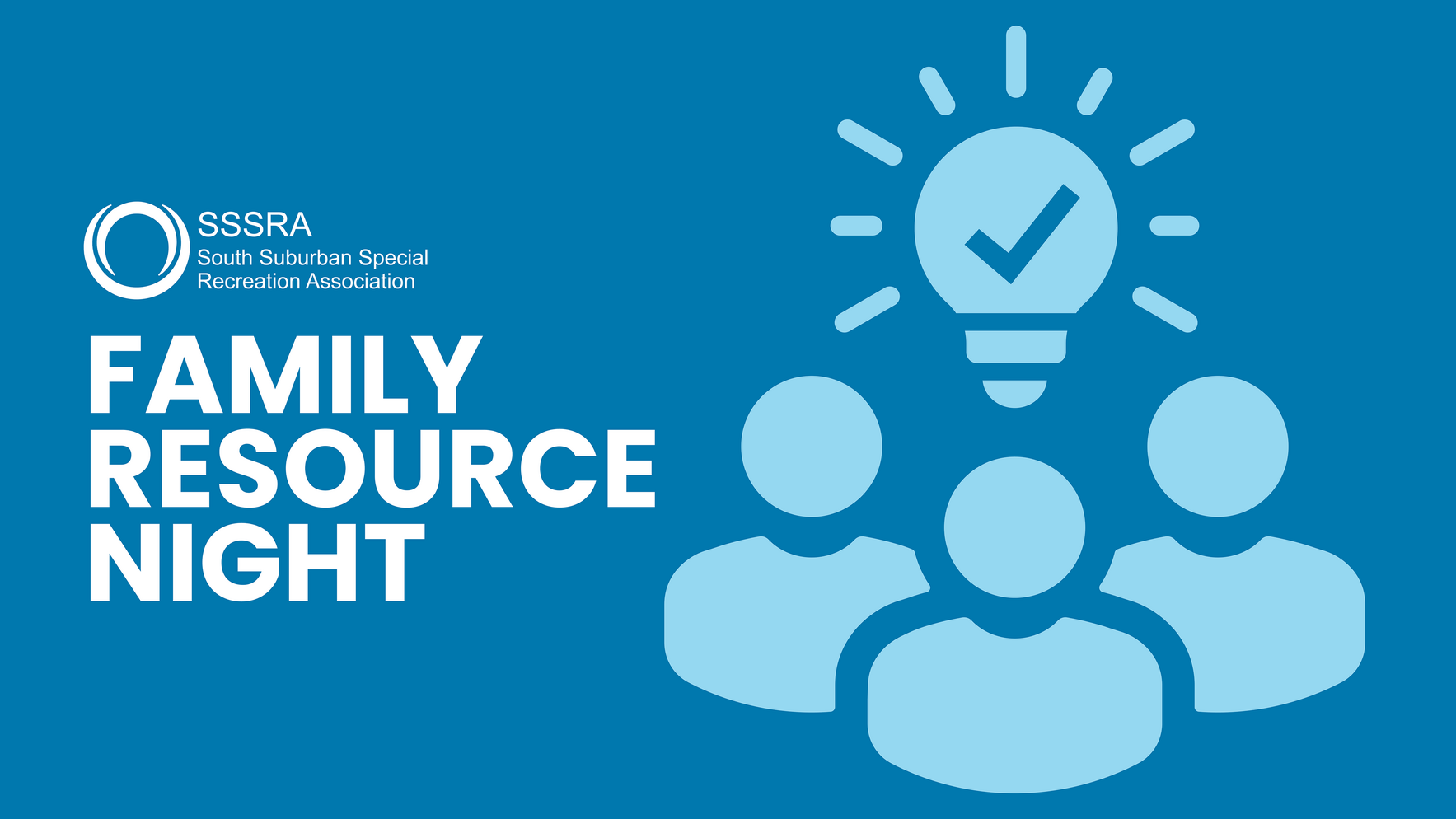 SSSRA Family Resource Night August 2026 image