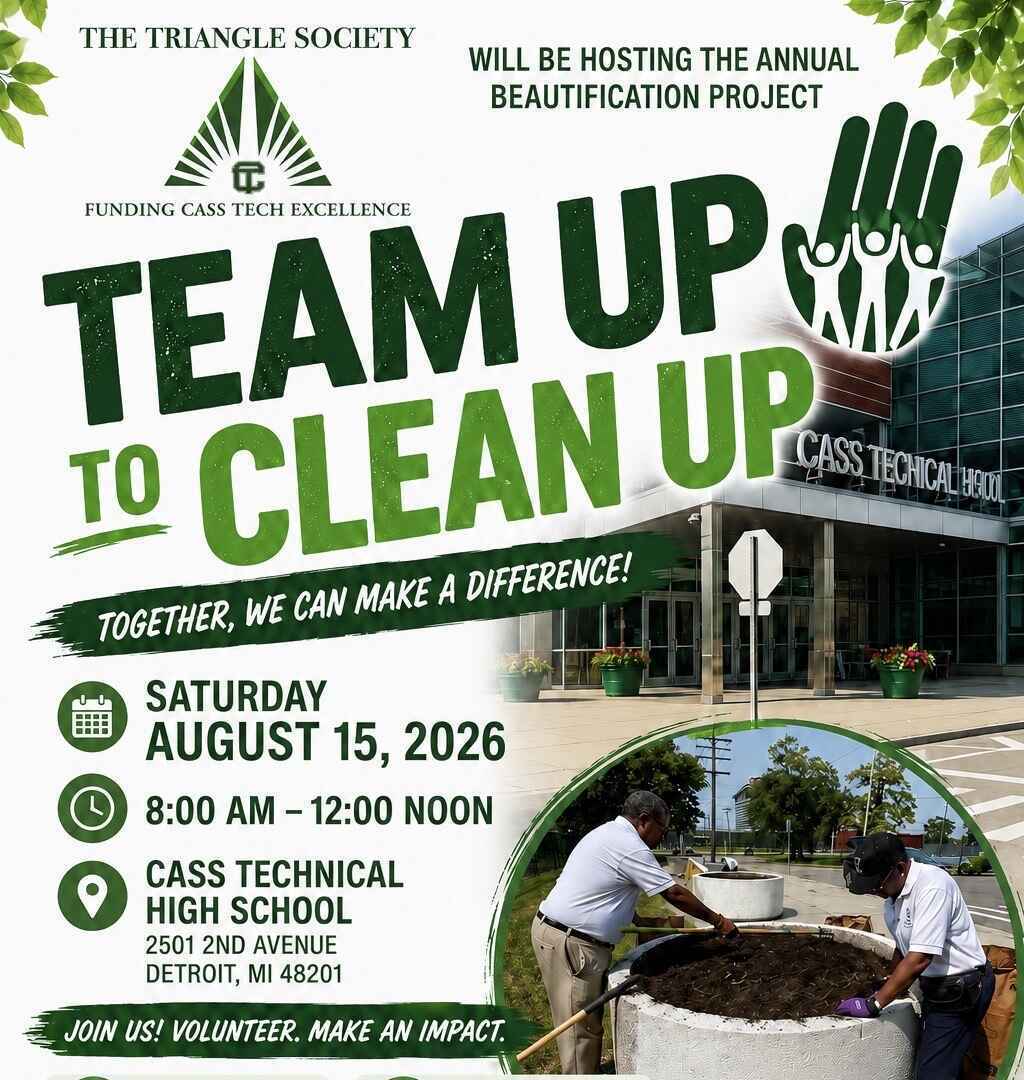 9th Annual Team Up 2 Clean Up Cass Tech image