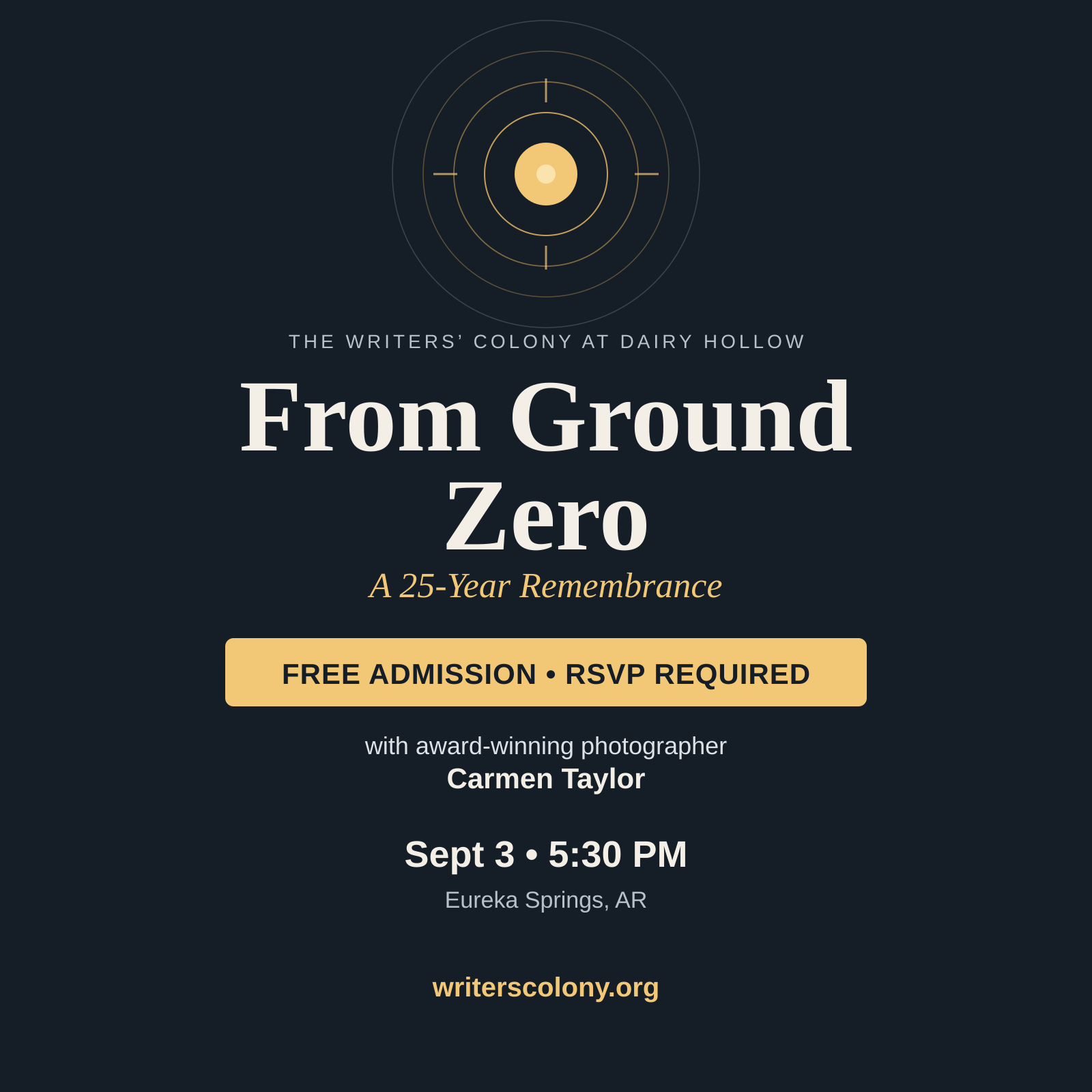 From Ground Zero: A 25-Year Remembrance with Carmen Taylor  image
