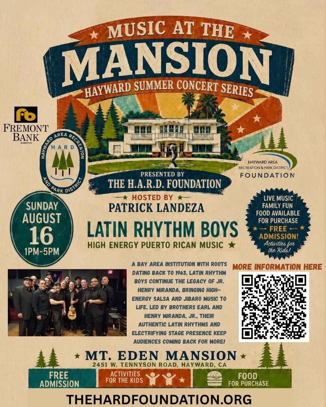 Music at the Mansion - Latin Rhythm Boys image