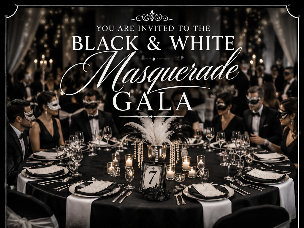 Black & White Masquerade Gala presented by Restored Life Continuum of Care  image