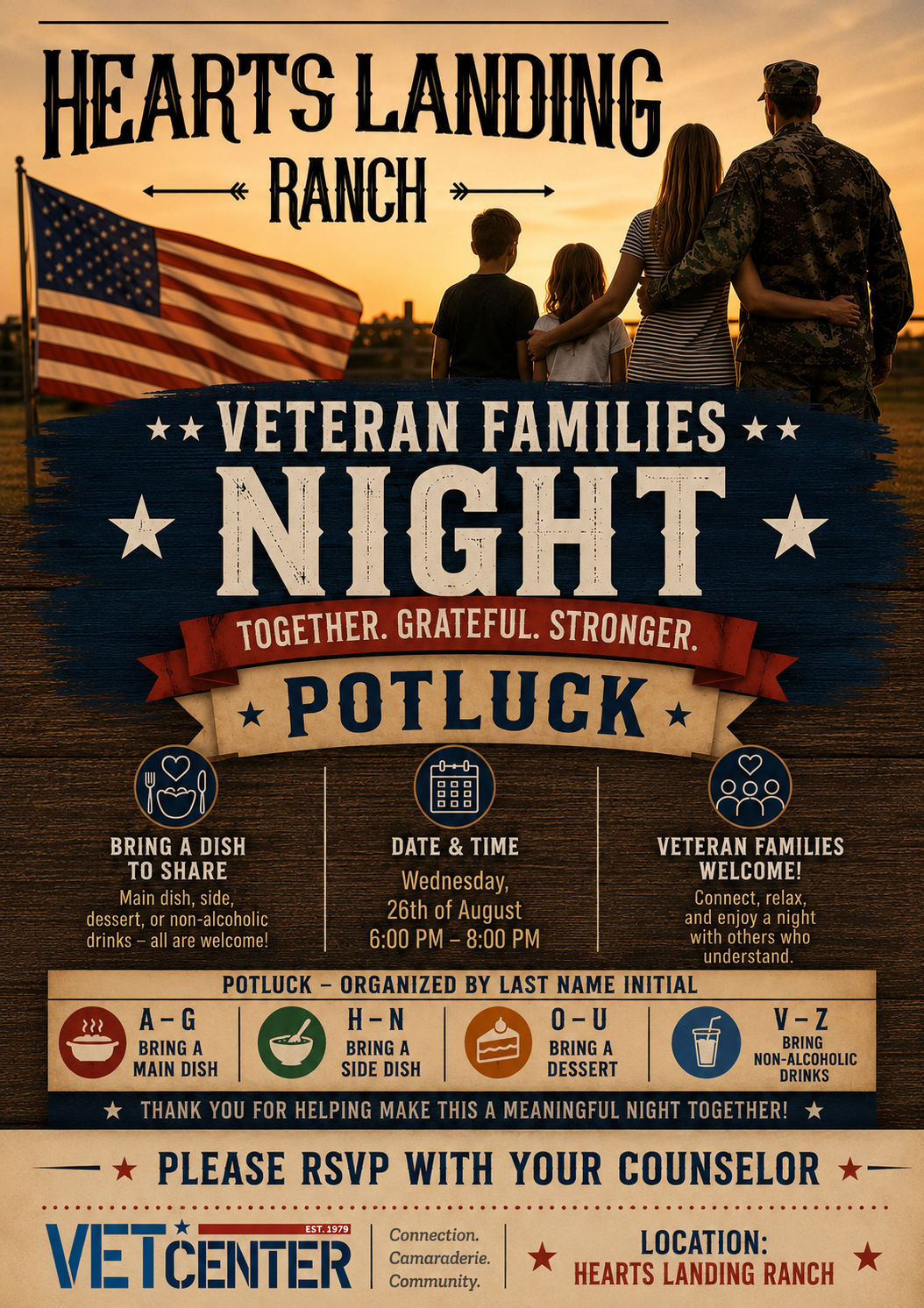 Veteran Family Evening 8/26/26 image
