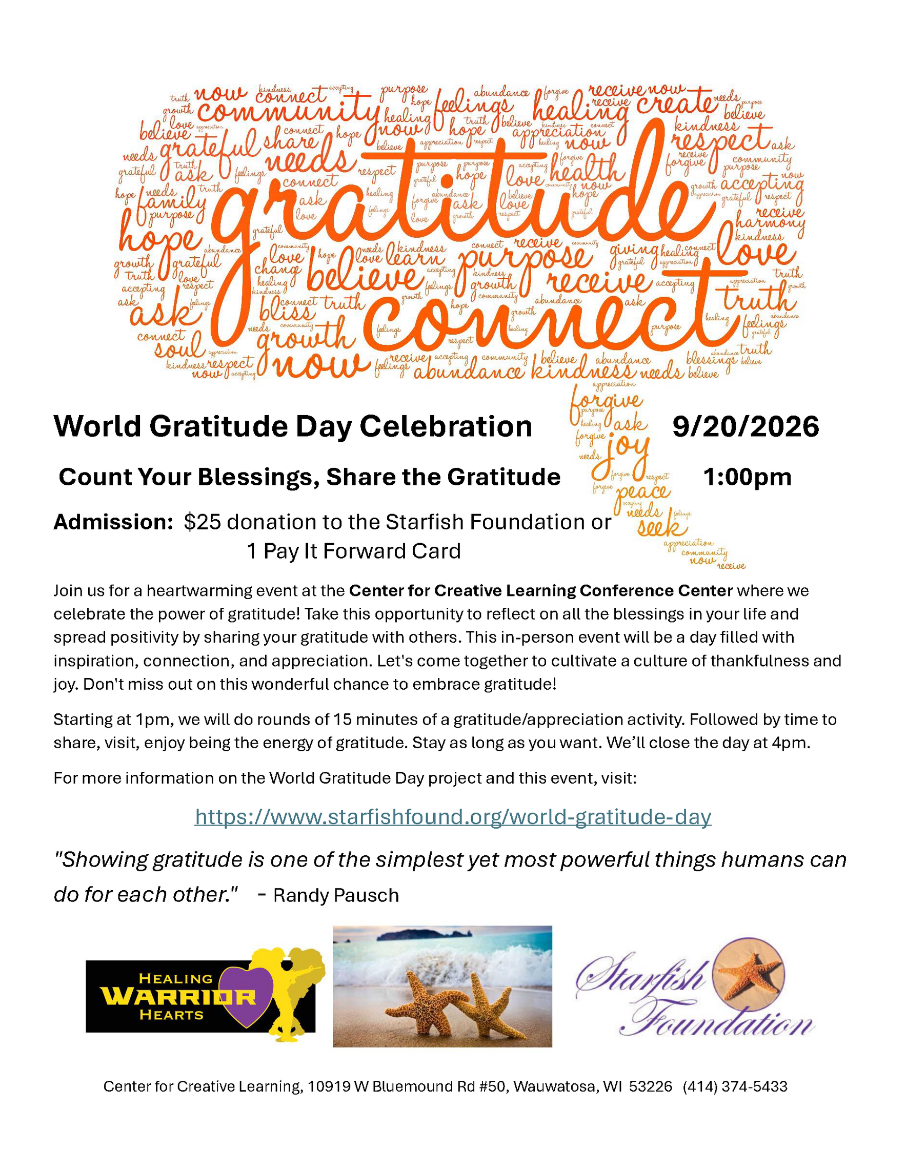 World Gratitude Day Celebration image