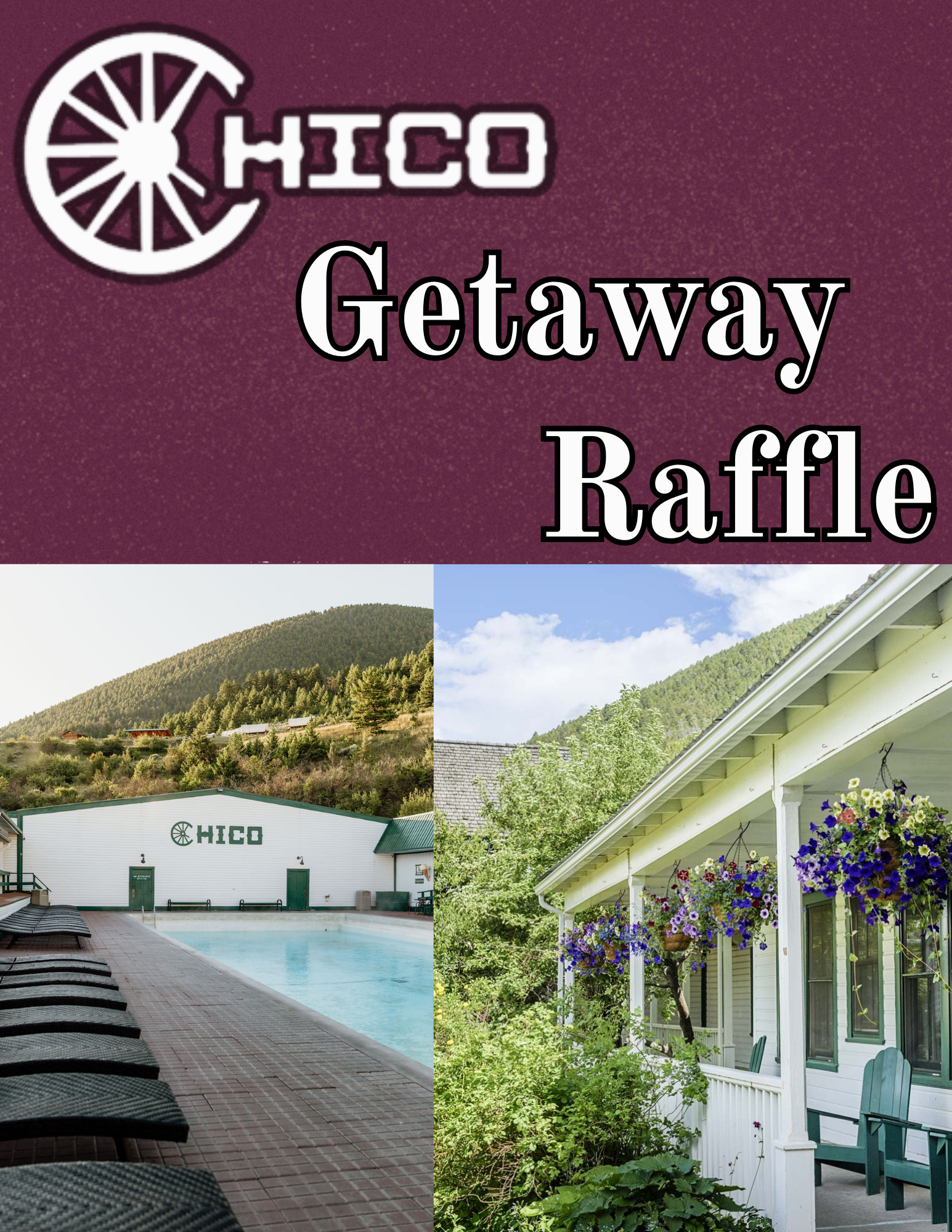 Chico Hot Springs Get Away Raffle image