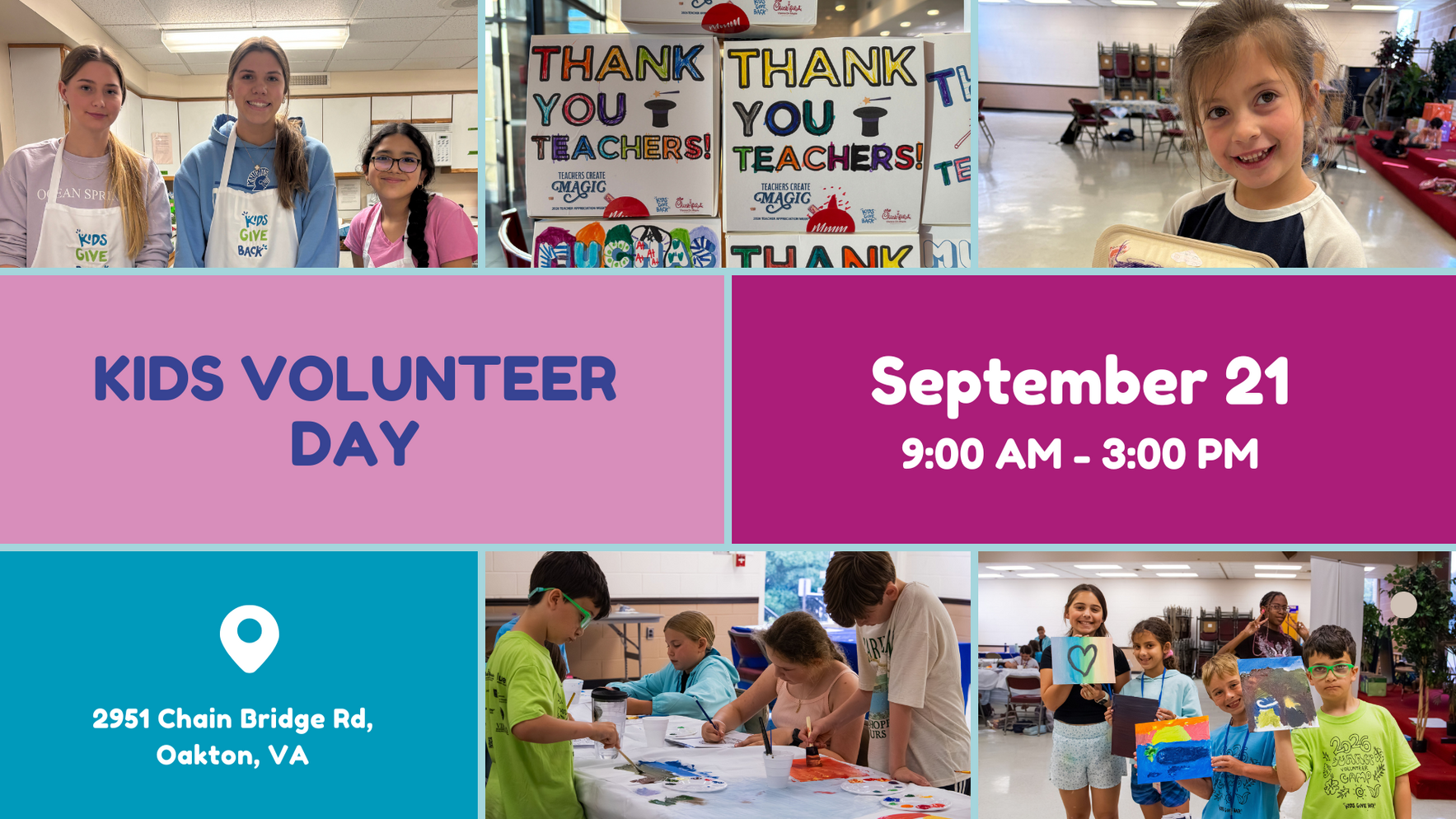 Kids Volunteer Day, September 21 image