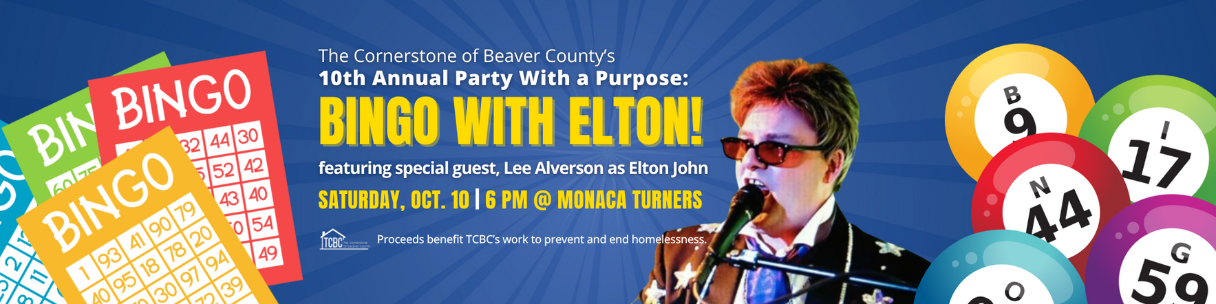 10th Annual Party with a Purpose: BINGO With ELTON! image