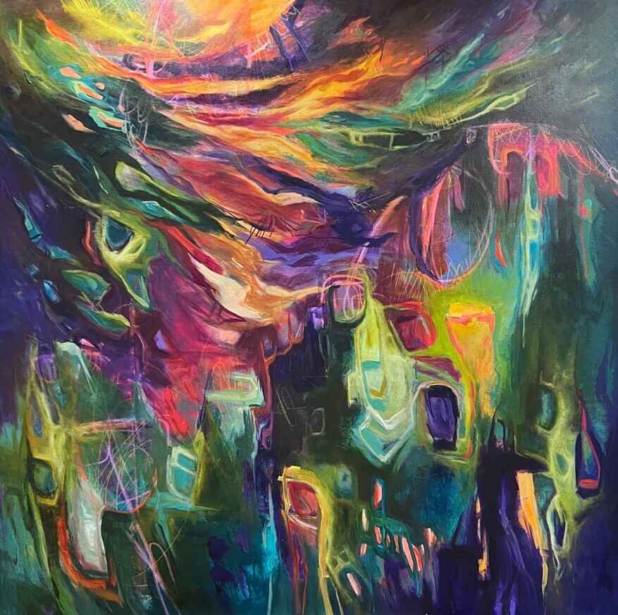2026-A4 - Abstracted Landscapes - 2nd Edition: Layering Mixed Media with Jorge Saenz  image