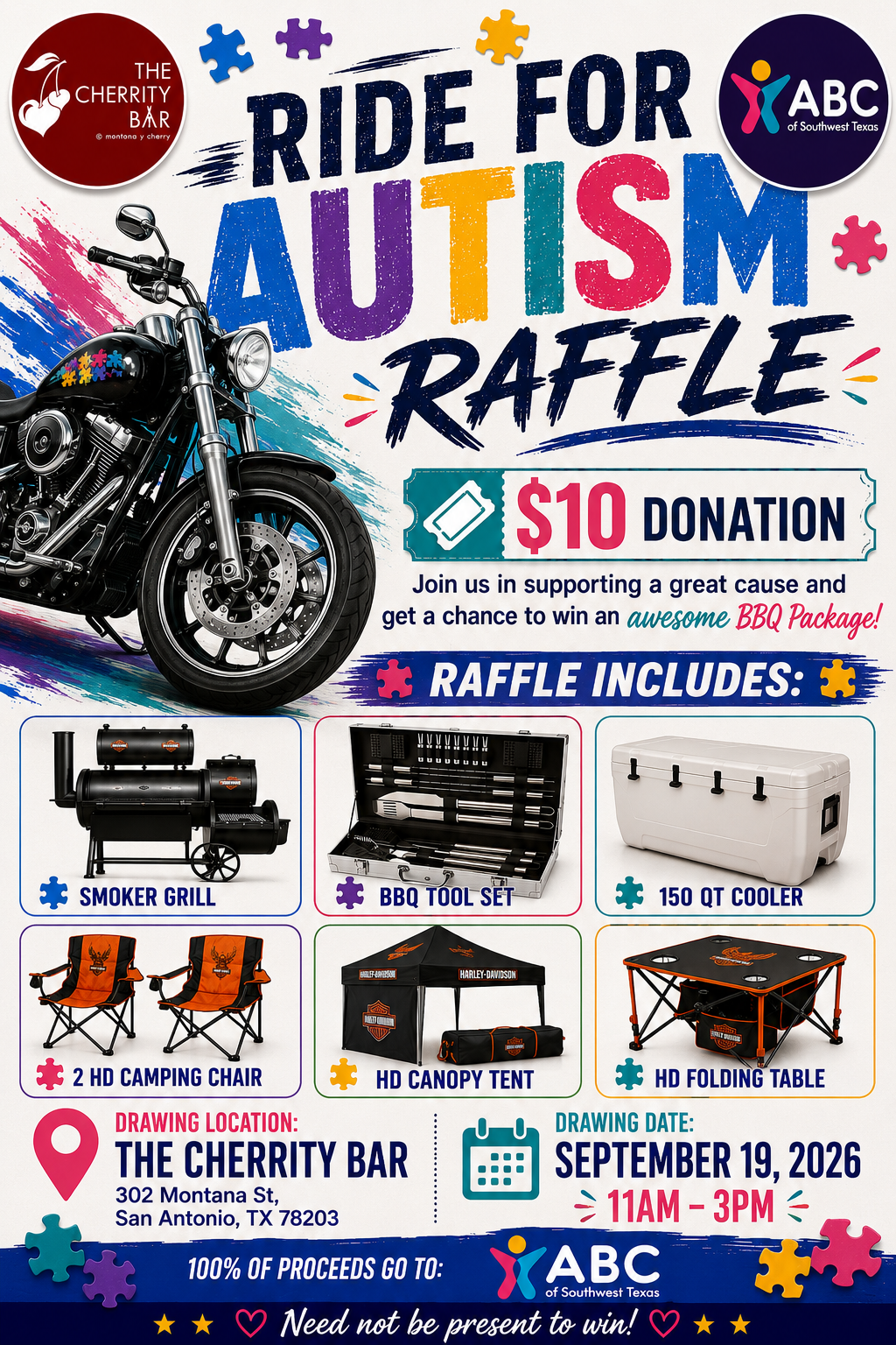 Autism Heroes Ride for ABC of Southwest Texas image
