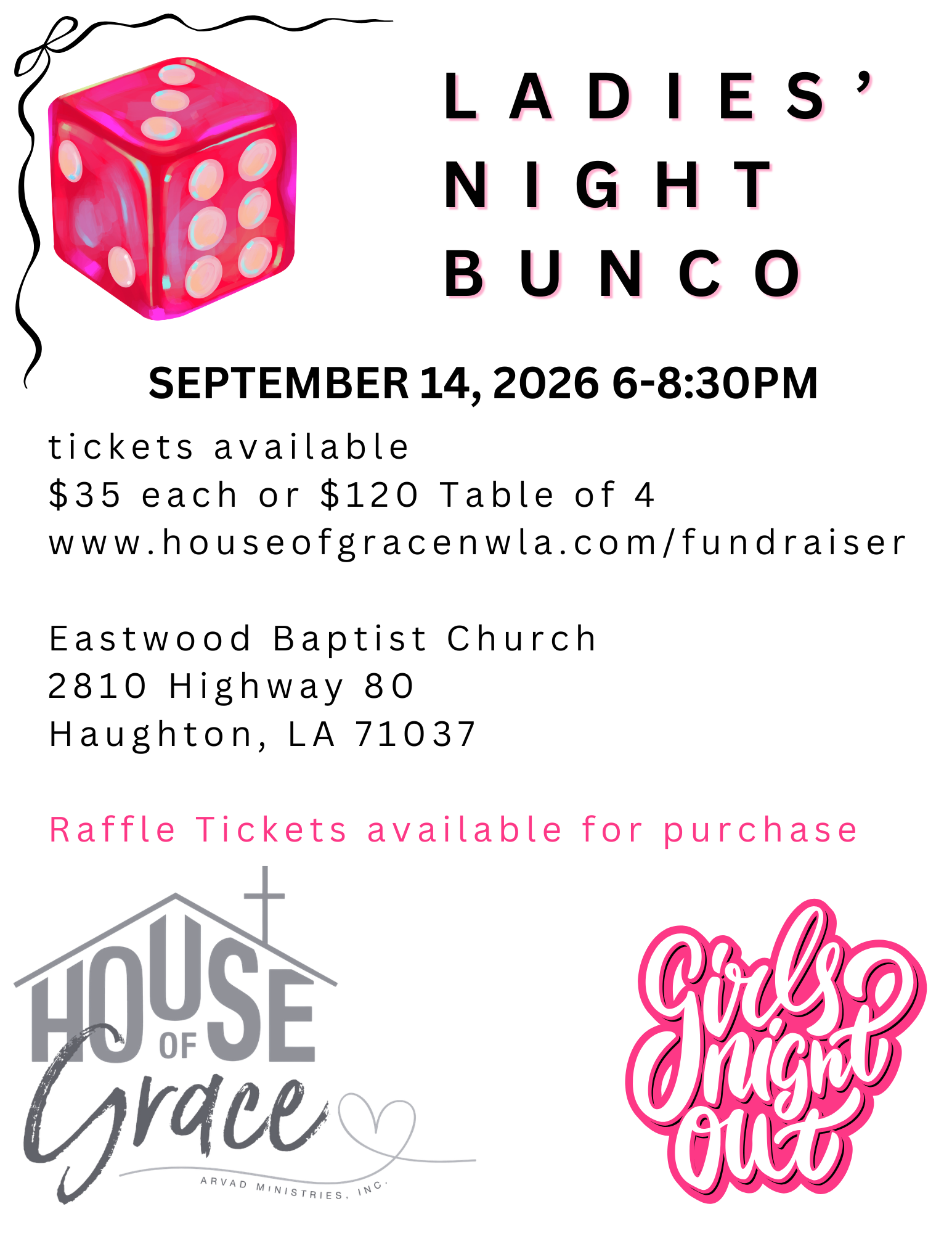 2026 Ladies Bunco Event image