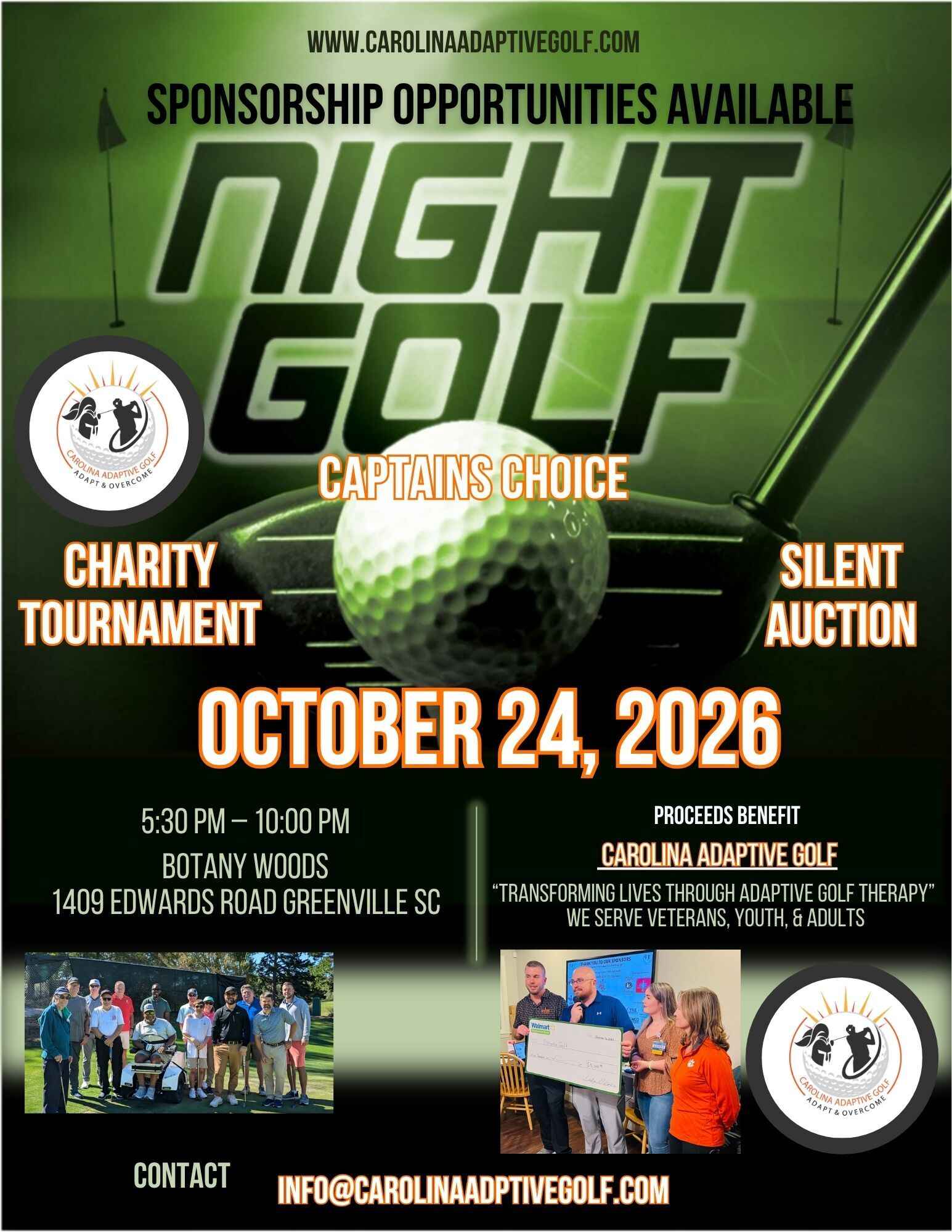 "Glow FORE GOOD" Night Golf & Silent Auction Fundraiser image