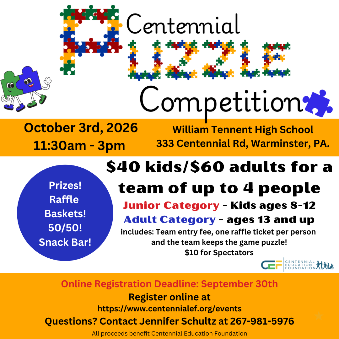 Centennial Puzzle Competition 2026 image