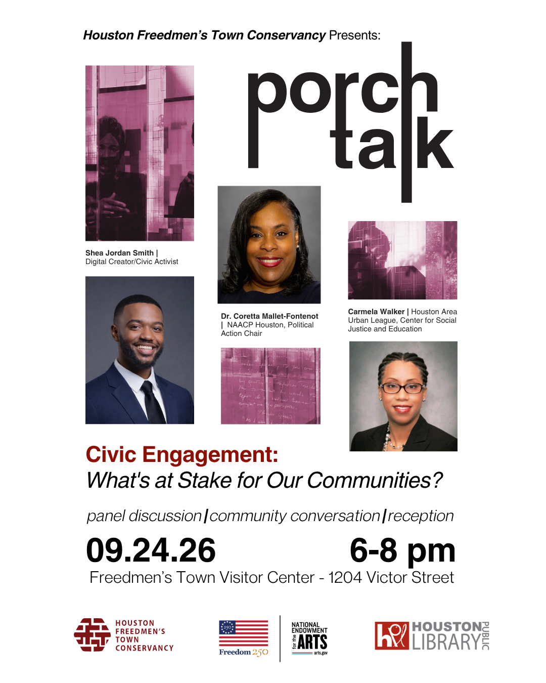 Porch Talk - Civic Engagement: What's at Stake for Our Communities? image