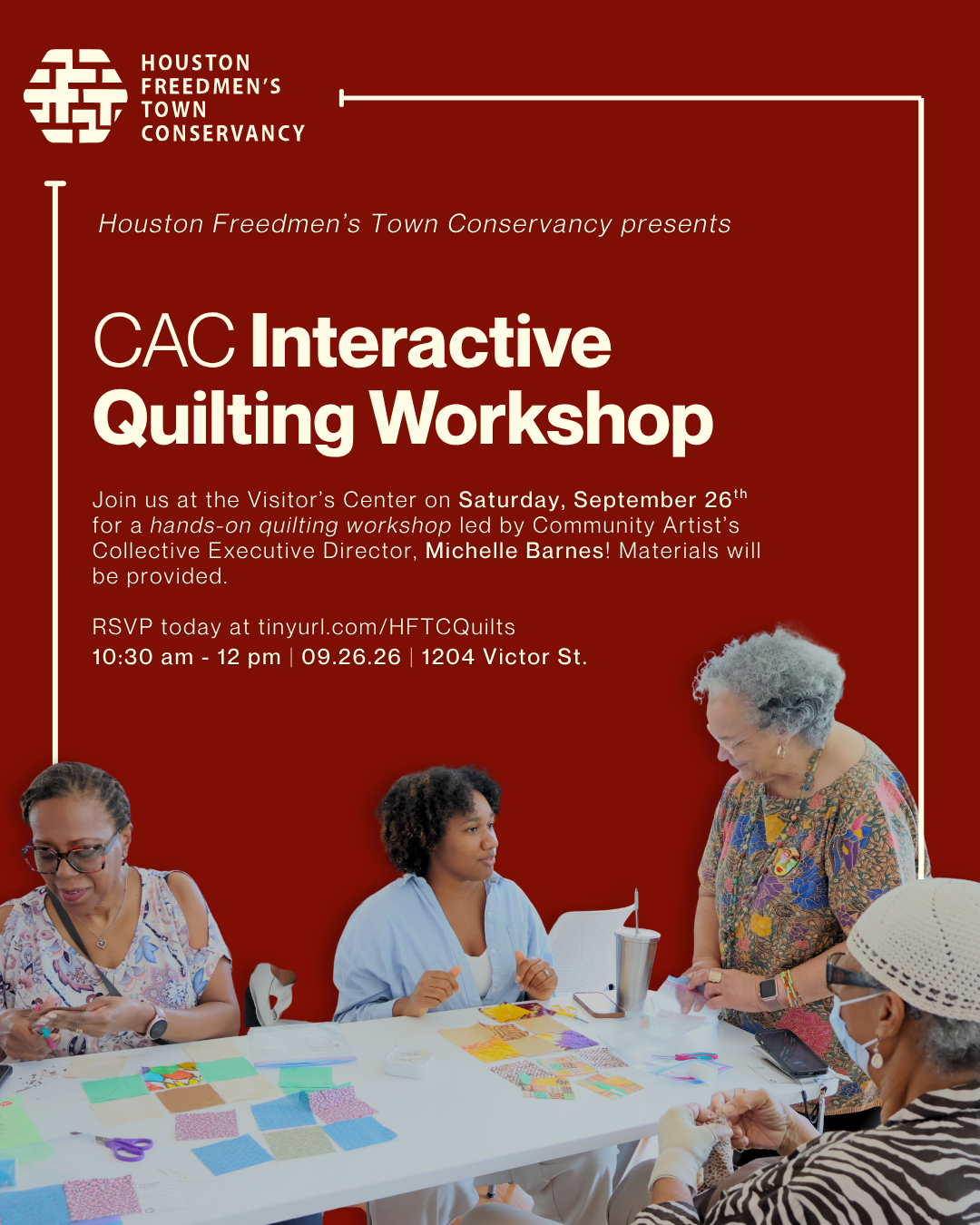 Quilting Workshop with Community Artist Collective and Michelle Barnes image