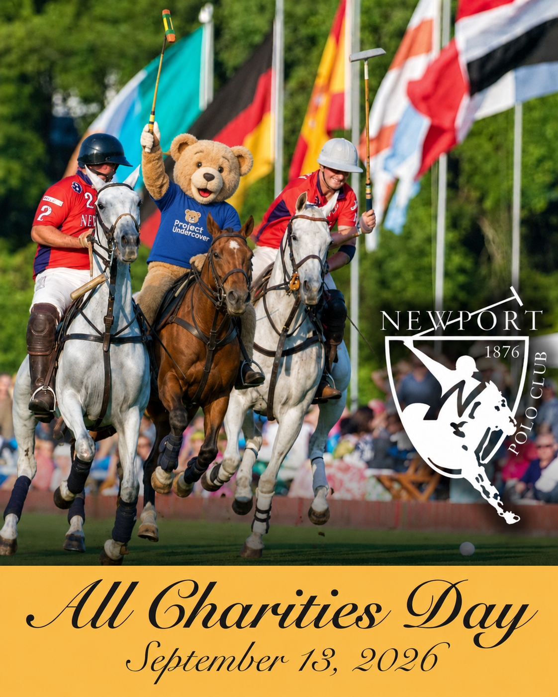 Newport Polo's 10th Annual All Charity Day match Sunday, September 13th, 2026 image