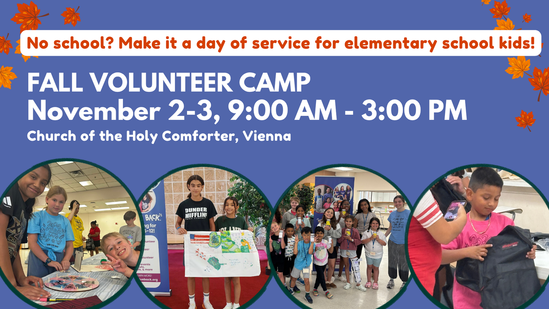 Fall Volunteer Camp, Nov. 2-3, 2026 image