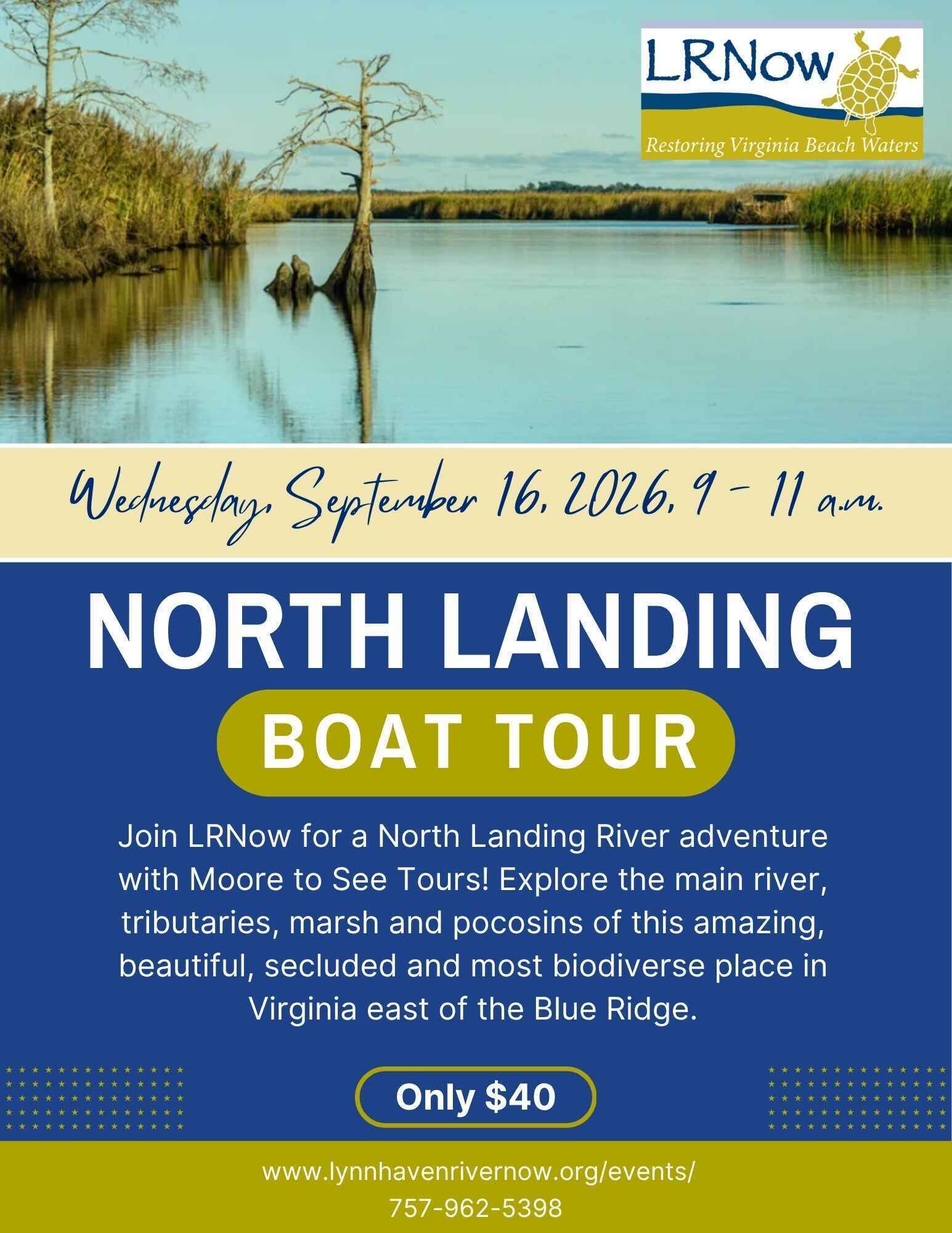 September 16 North Landing Boat Tour image