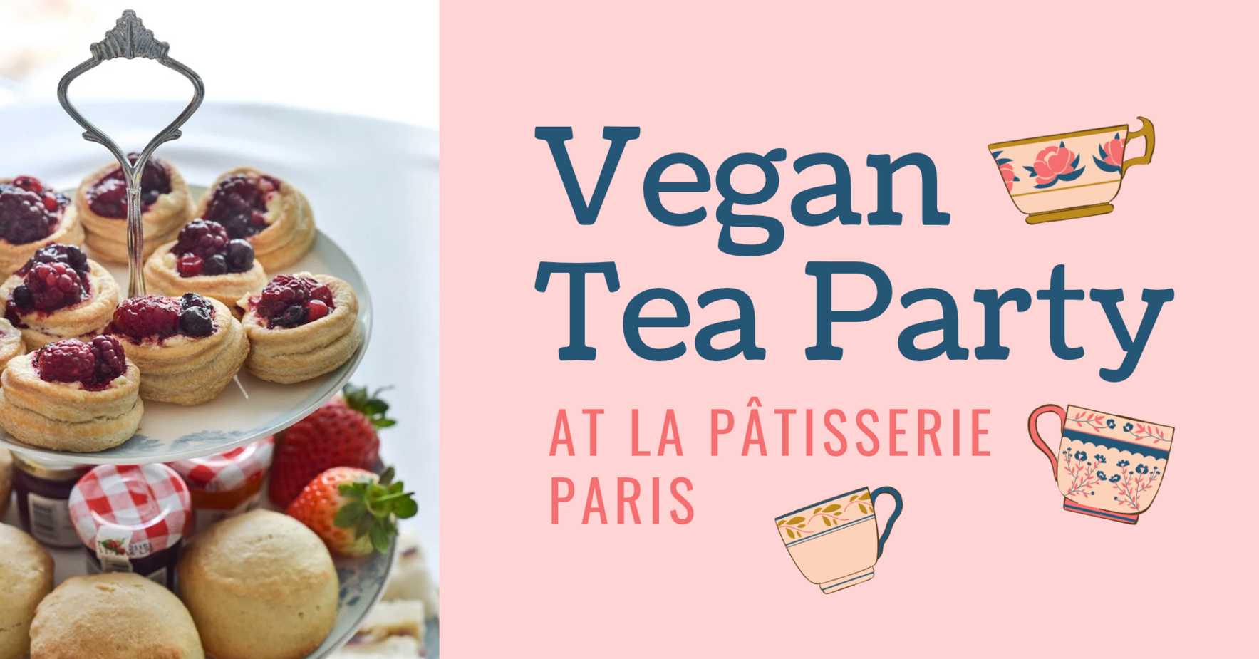 Vegan Tea Party @ La Pâtisserie Paris! image