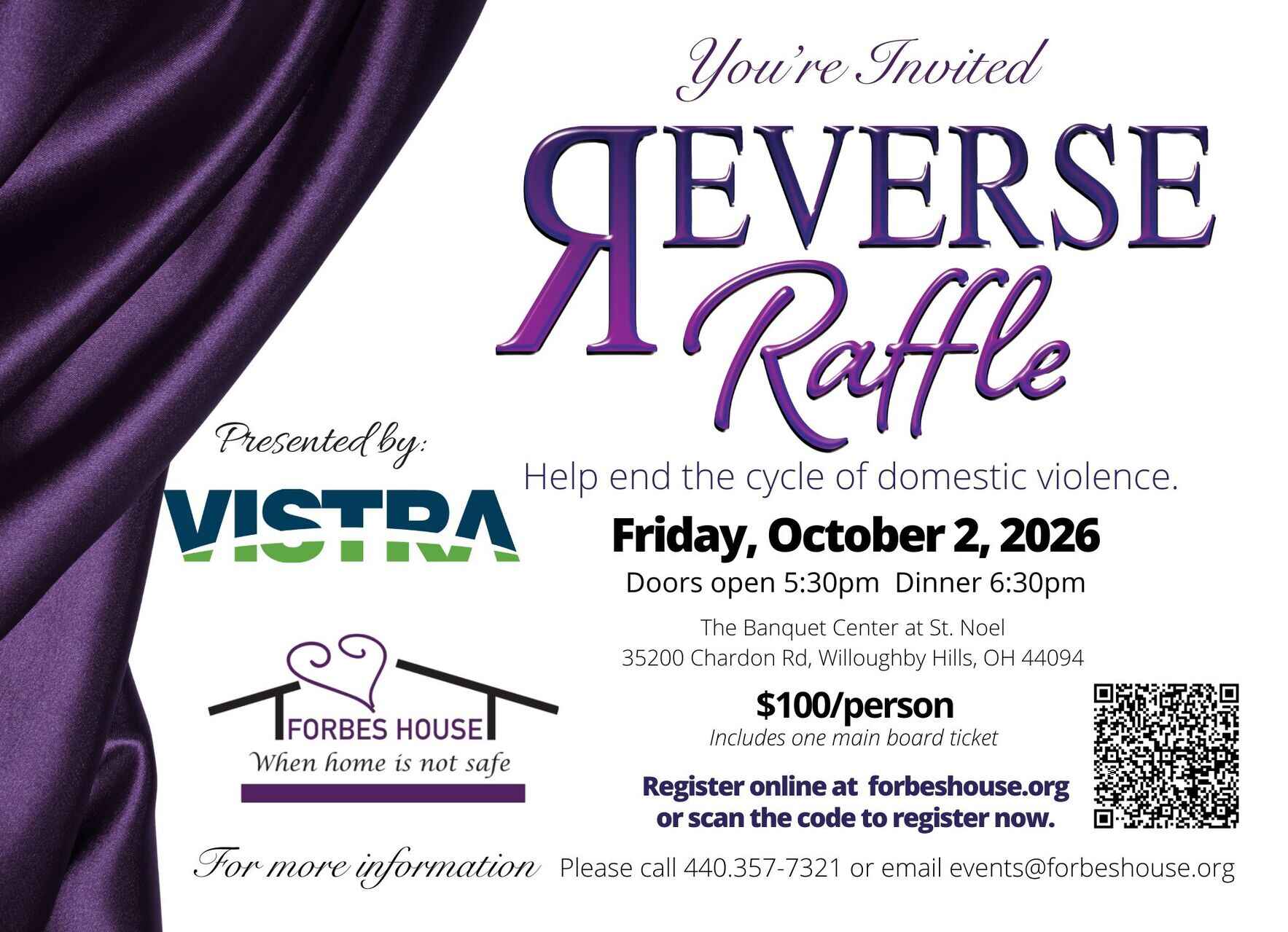 2026 Forbes House Reverse Raffle image