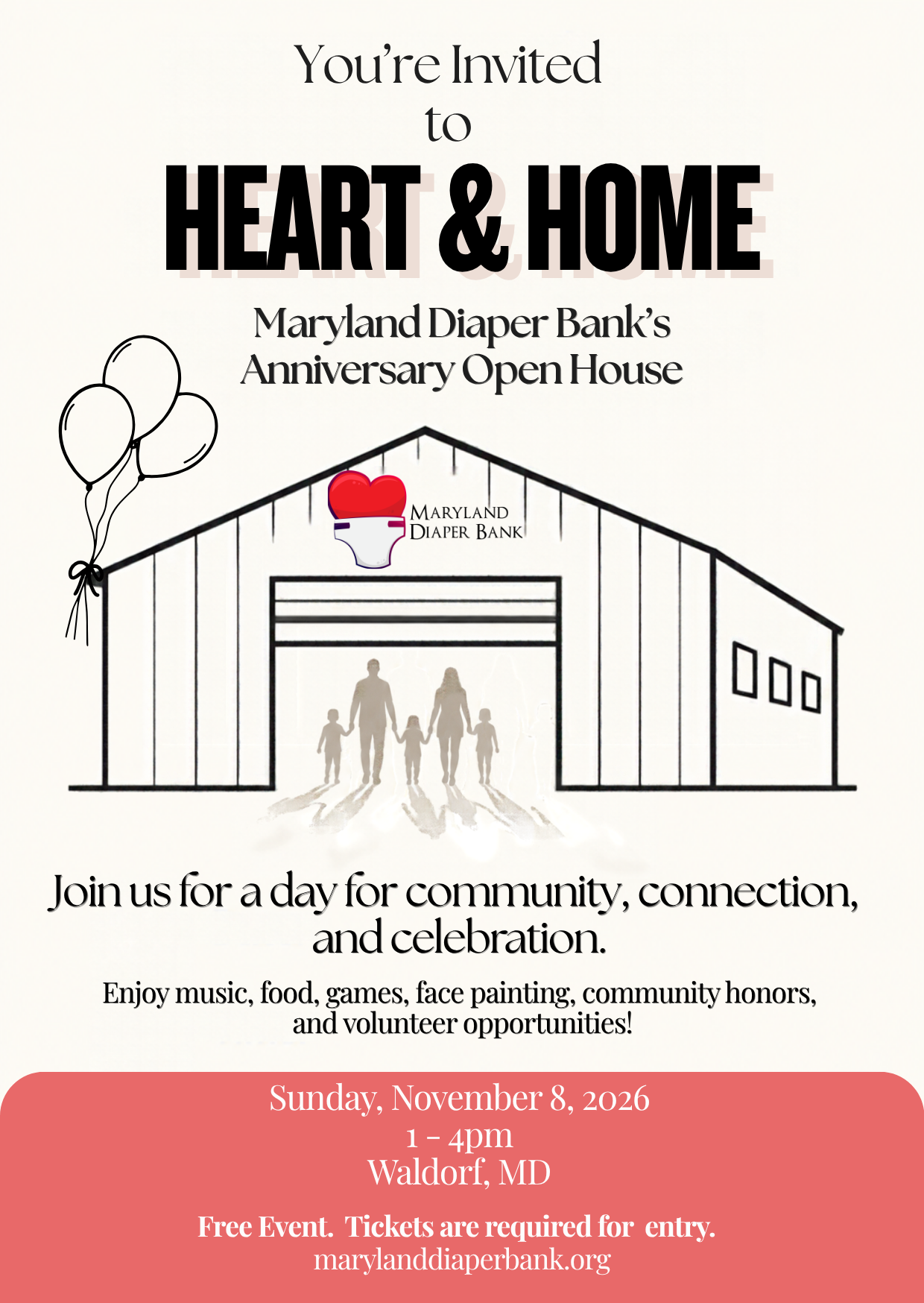 Heart and Home - Maryland Diaper Bank's Anniversary Celebration image