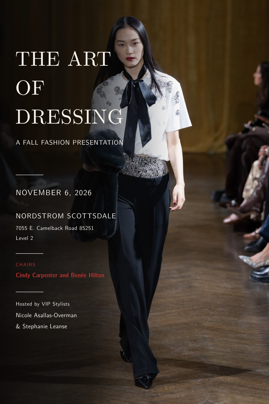 The Art of Dressing - A Fall Fashion Presentation - Join our Event Chairs Cindy Carpenter & Benee Hilton image