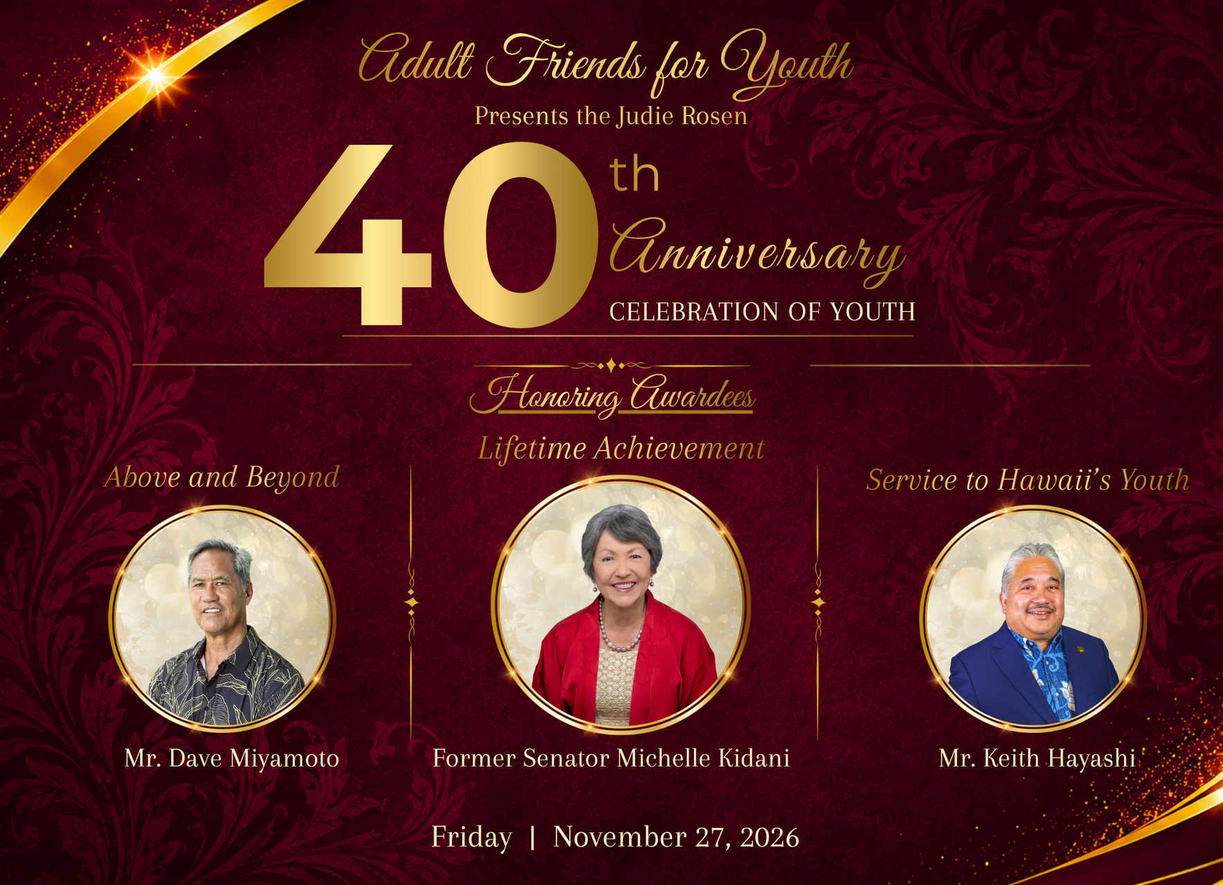 Adult Friends for Youth 40th Anniversary Celebration of Youth image