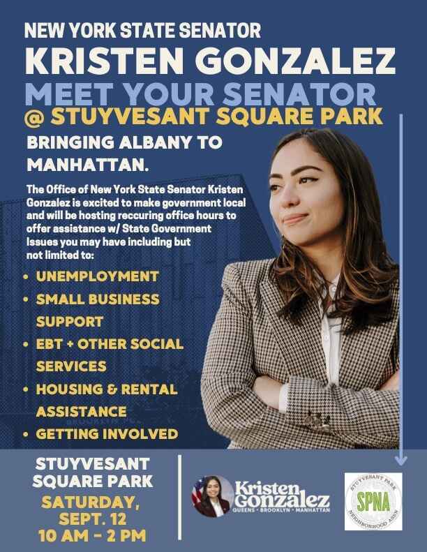 Meet Your Senator: Mobile Office Hours with State Senator Kristen Gonzalez image