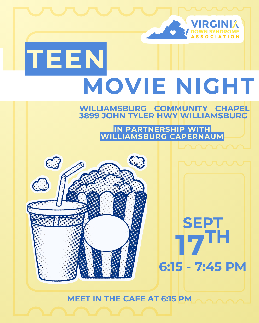 Williamsburg Teen Movie Night image