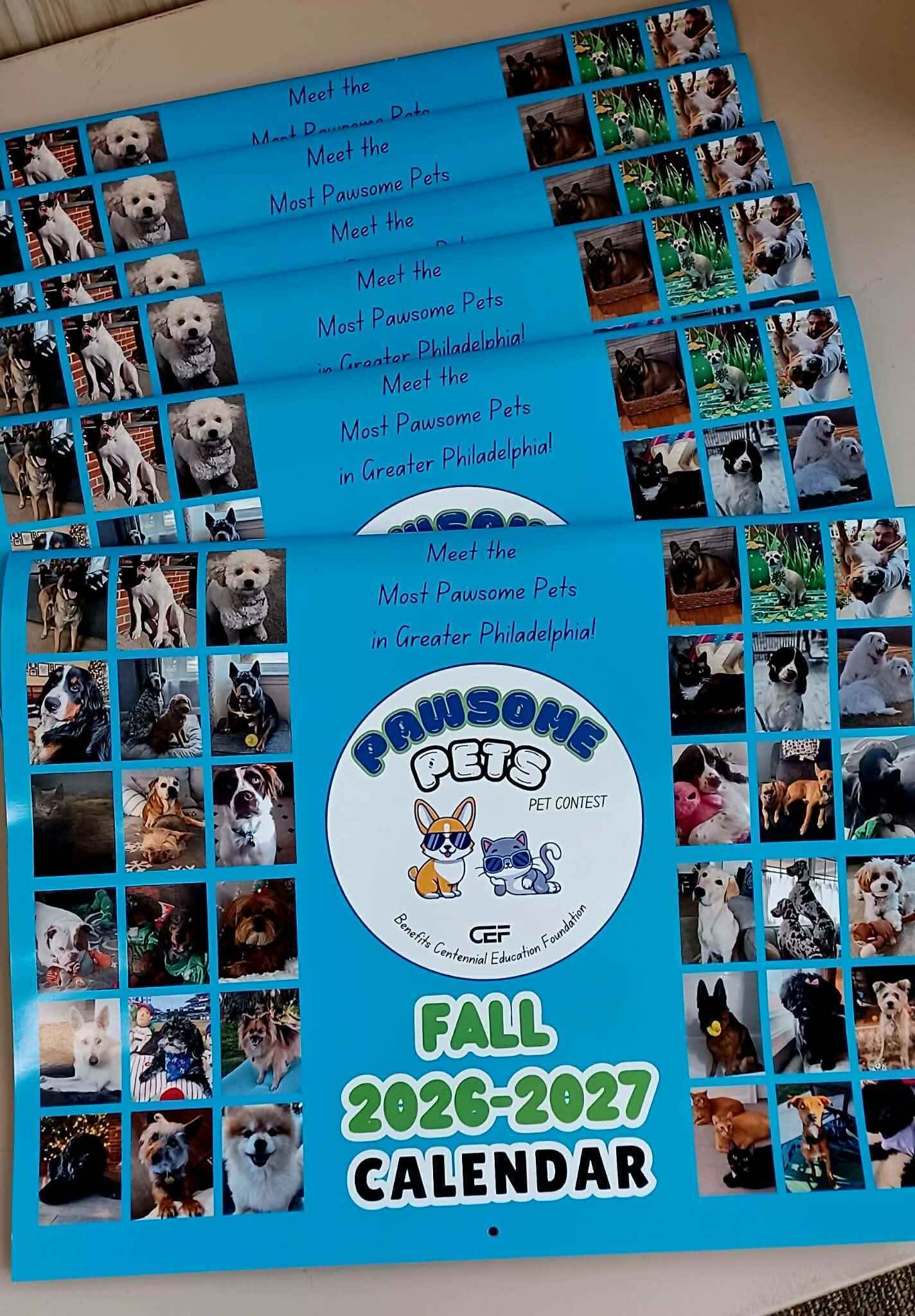 Order the Pawsome Pets Calendar for Fall 2026-2027 image