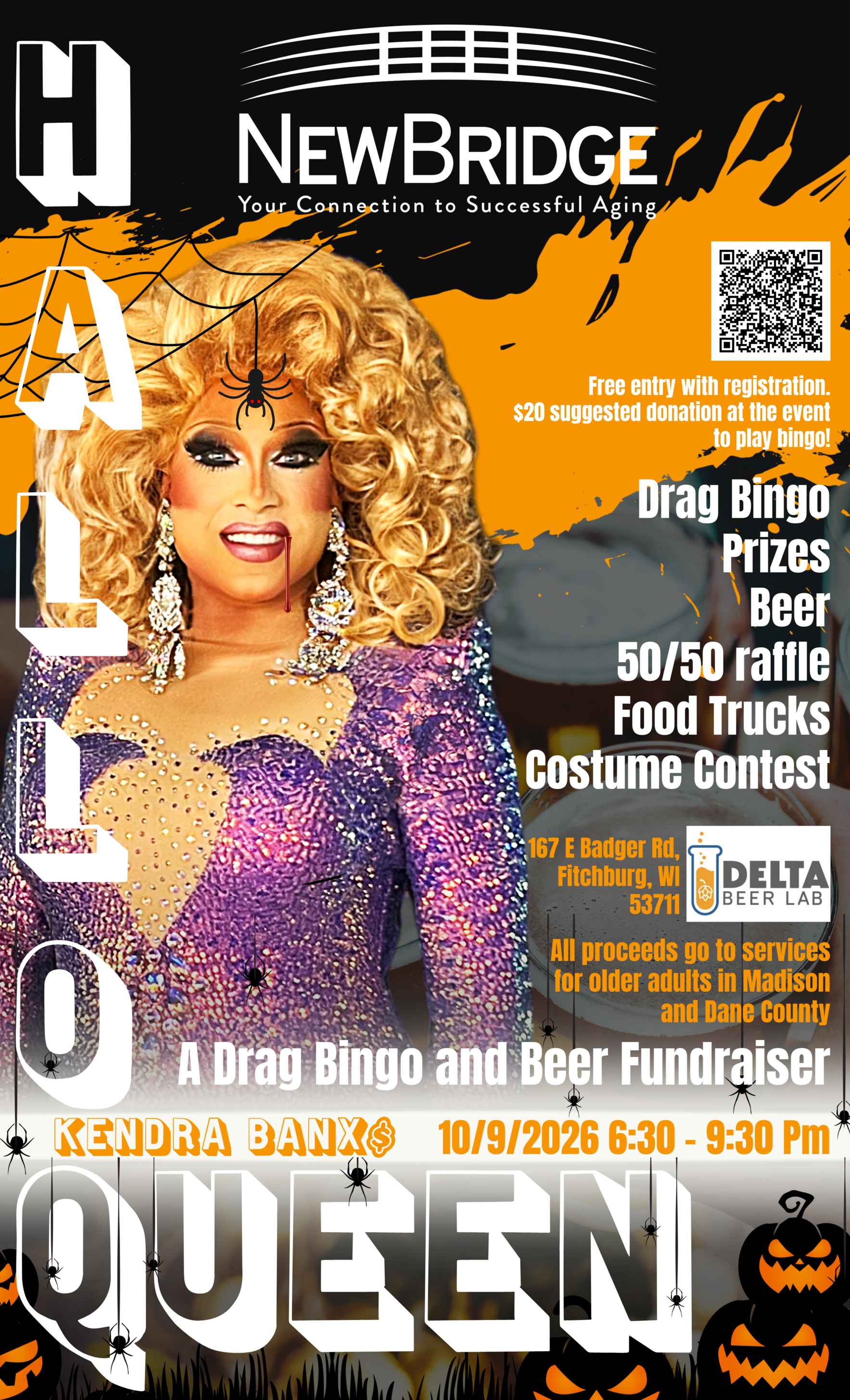 HalloQueen: A Drag Bingo and Beer Fundraiser.  image