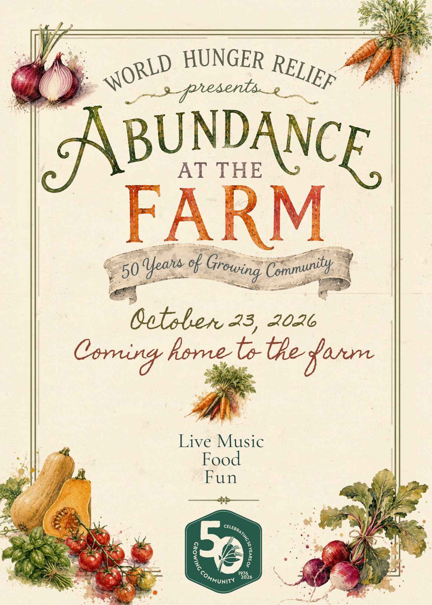Abundance at the Farm: 50 Years of Growing Community image