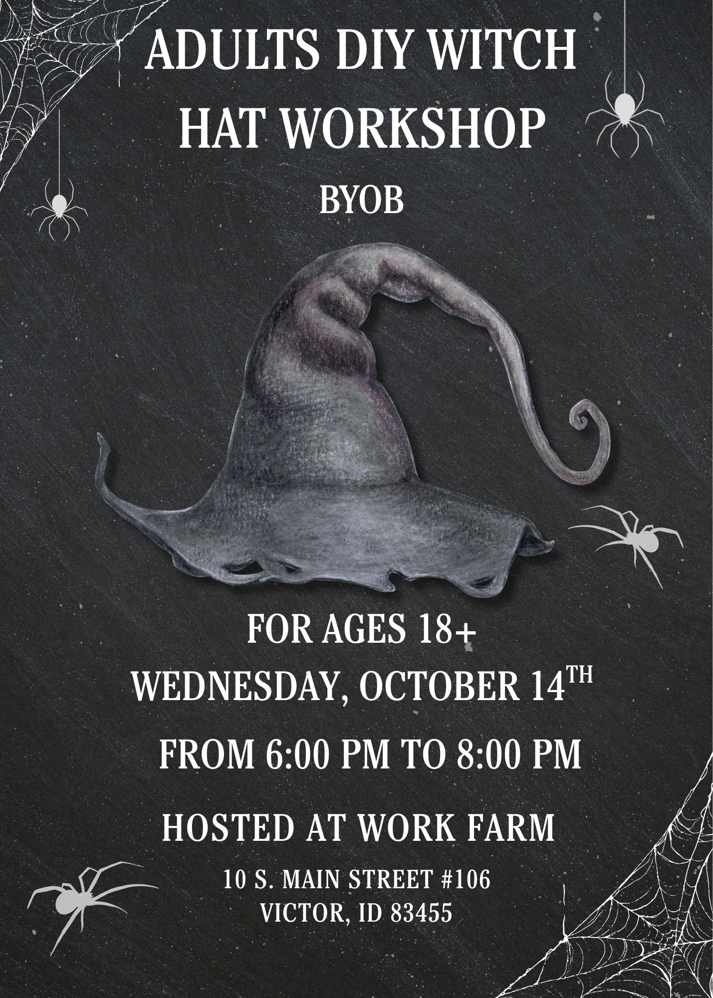 Adult DIY Witch Hat Workshop image
