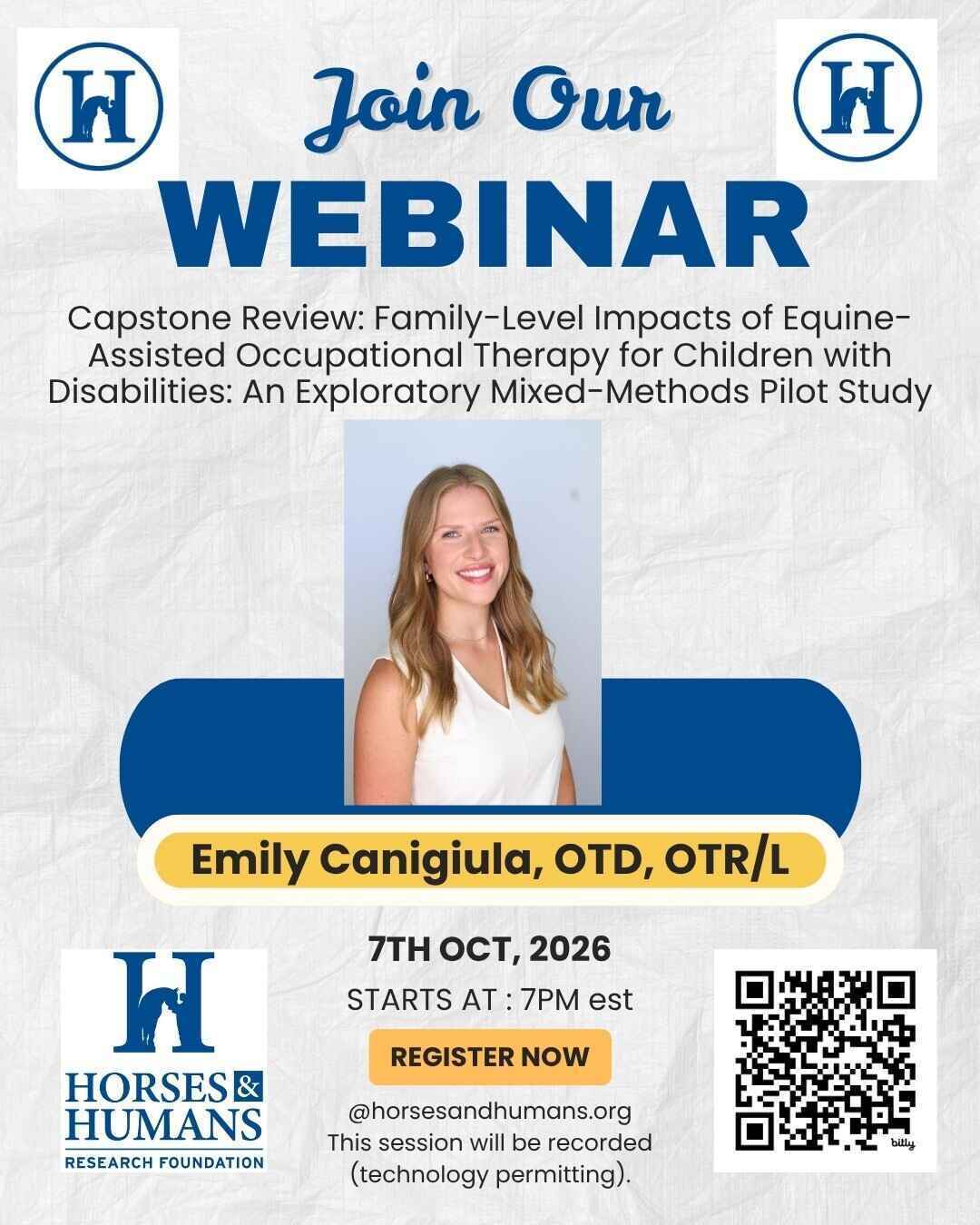 Capstone Review: Family-Level Impacts of Equine-Assisted OT for Children with Disabilities image