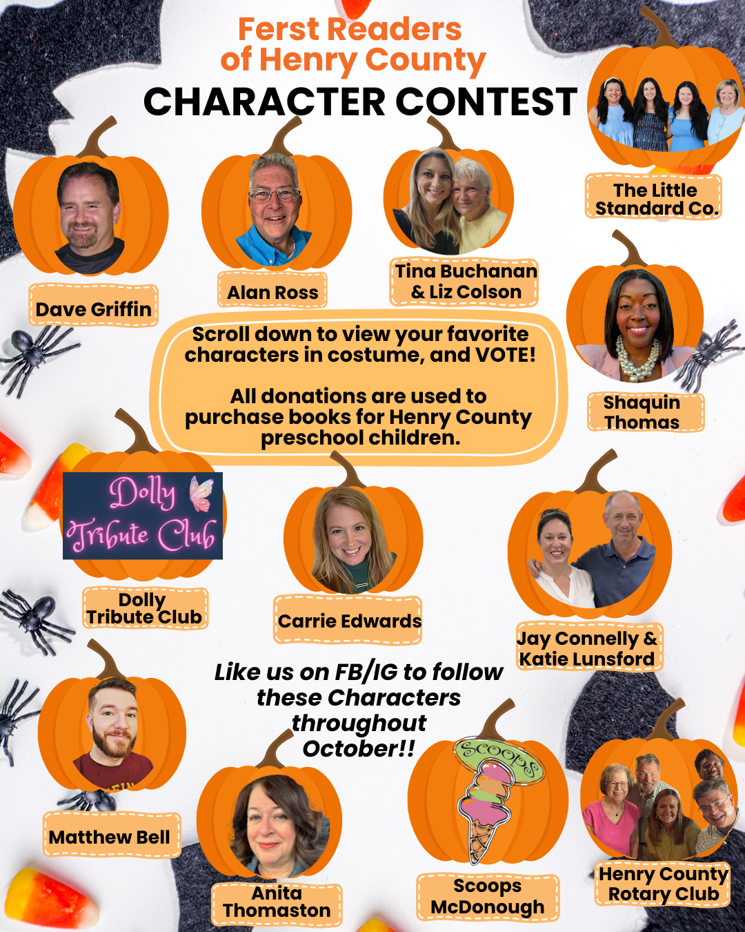 Ferst Readers of Henry County Character Contest image