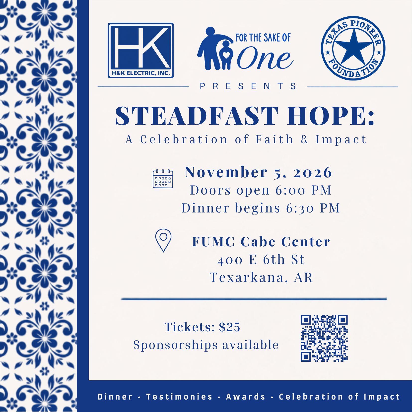 Steadfast Hope: A Celebration of Faith & Impact 2026 image