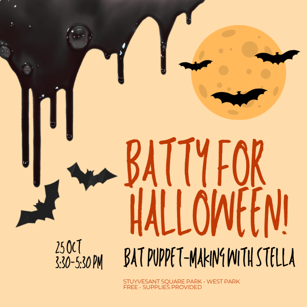 Batty for Halloween! Arts & Crafts Workshop image