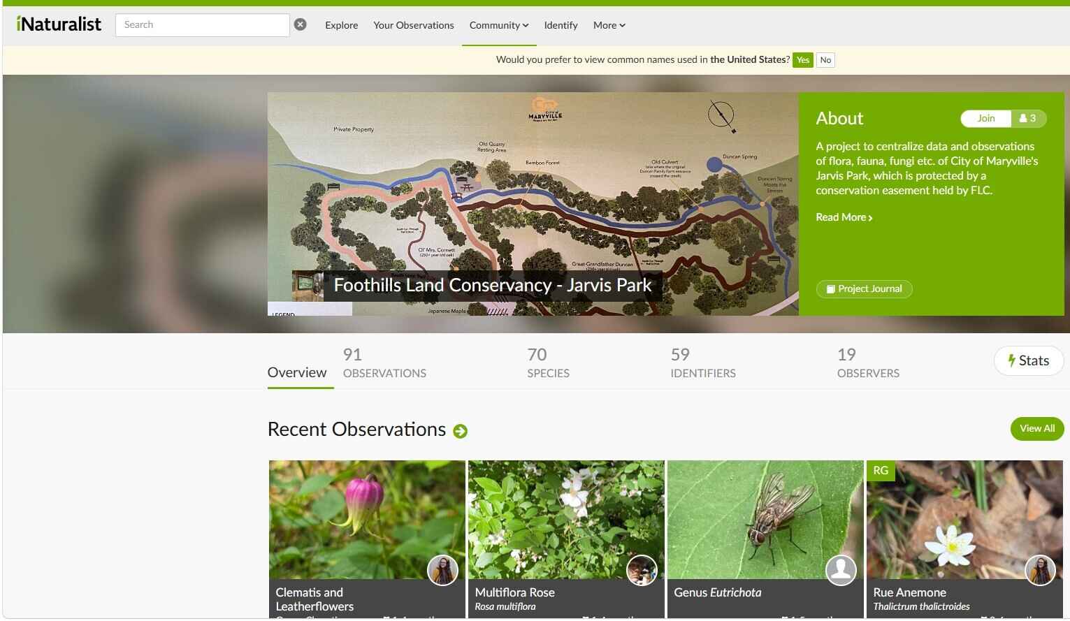 Join us for a Bio Blitz at Jarvis Park (Marvyile, TN)! image