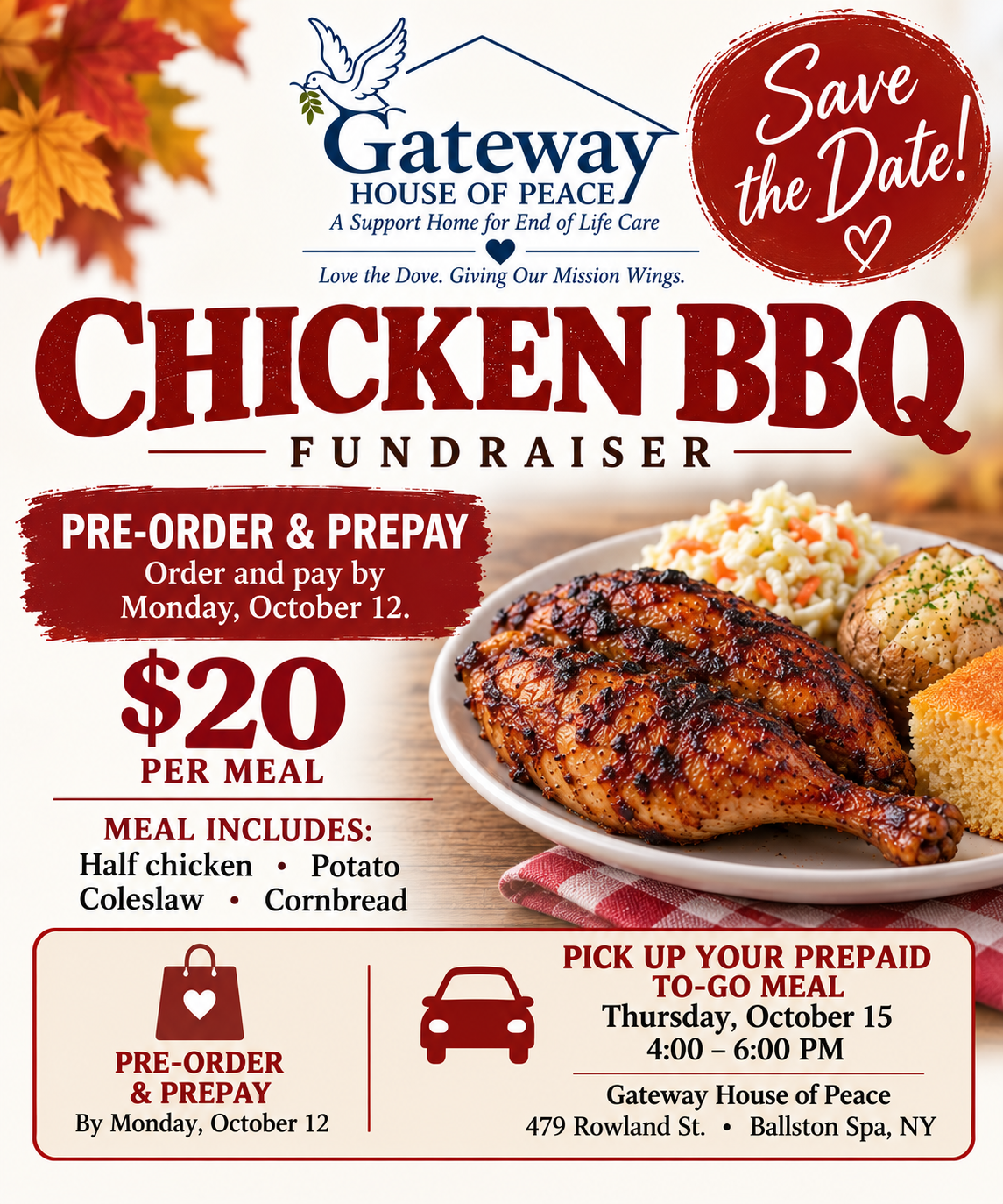 Chicken BBQ Fundraiser image