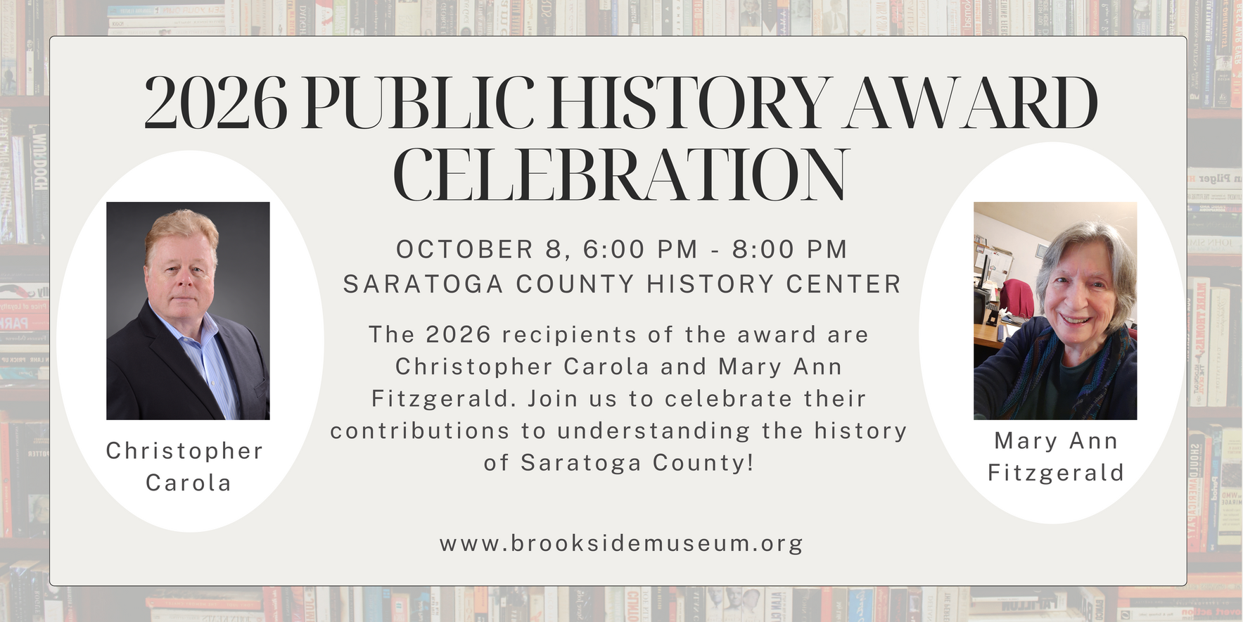 Saratoga County Public History Awards 2026 image