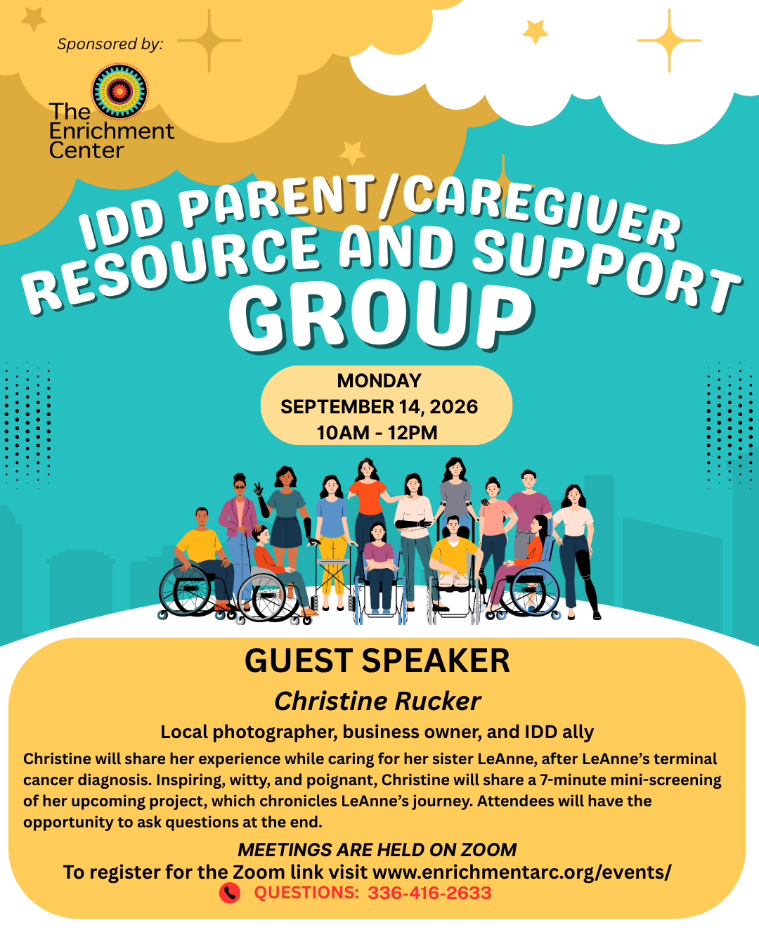 IDD Parent/Caregiver Resource and Support Group image