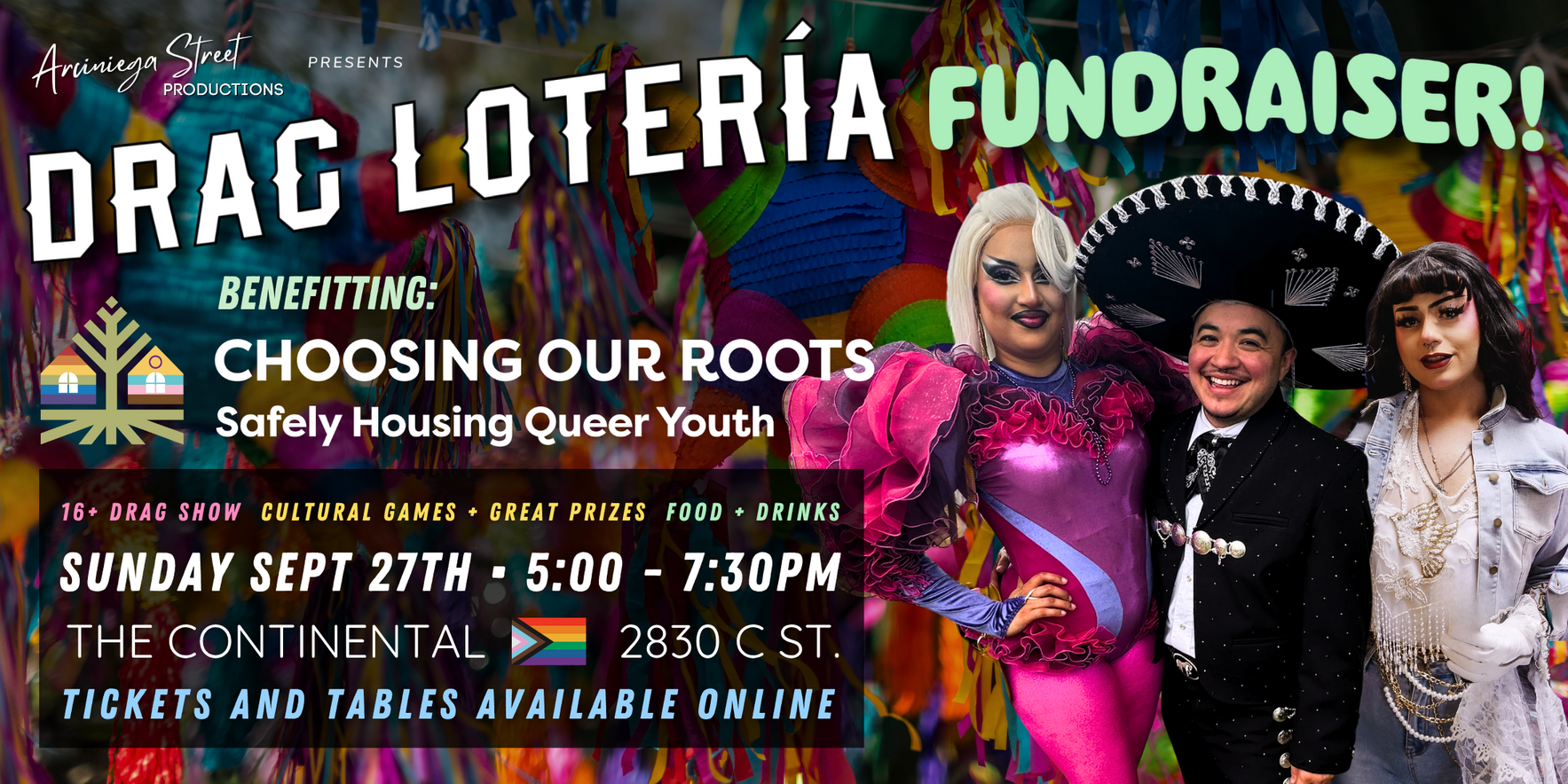 Drag Lotería Fundraiser for Choosing Our Roots! image