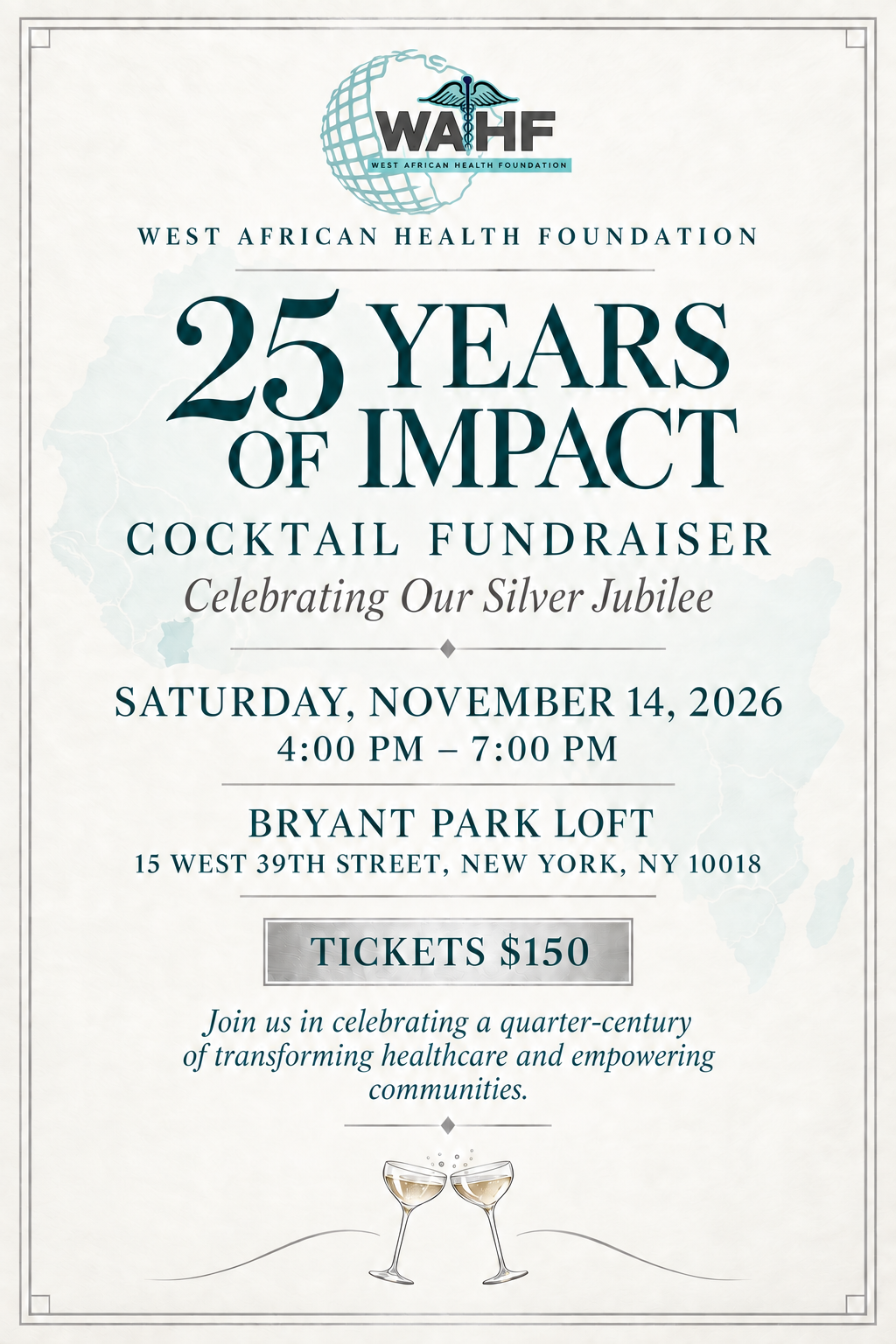WAHF COCKTAIL FUNDRAISER 2026 image