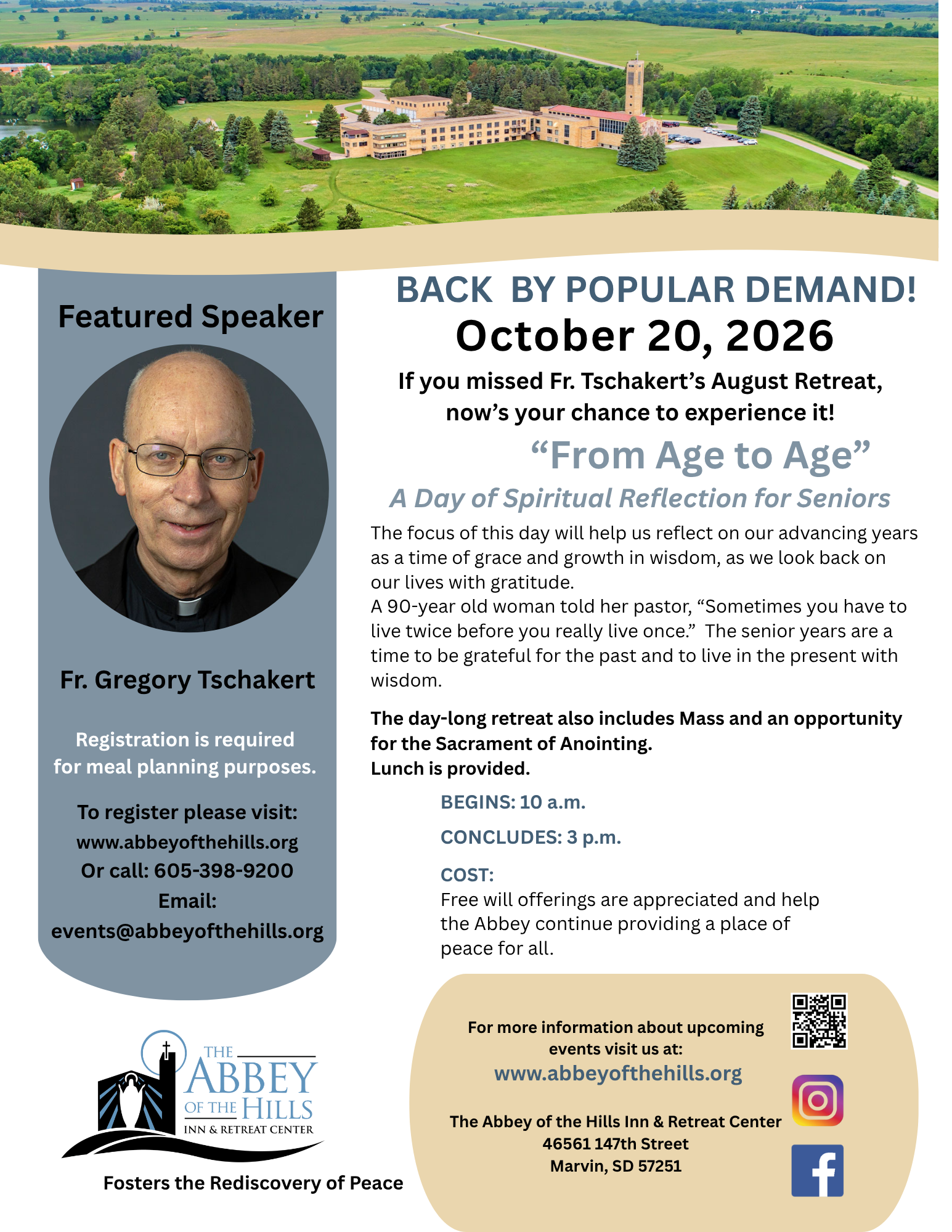From Age to Age - October 20, 2026 image