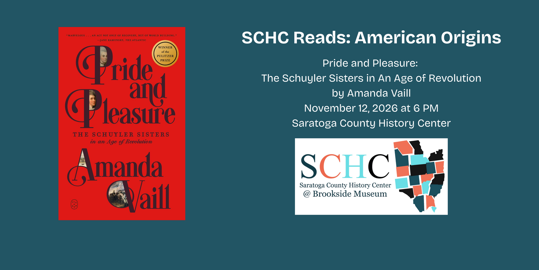 SCHC Reads: Pride and Pleasure: The Schuyler Sisters in an Age of Revolution image