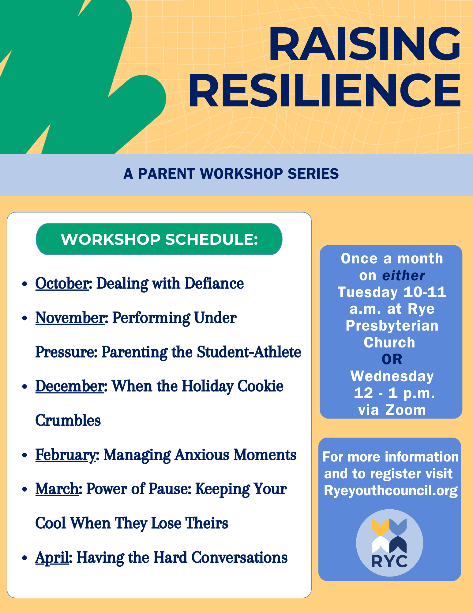 In-Person Parent Workshop Series image