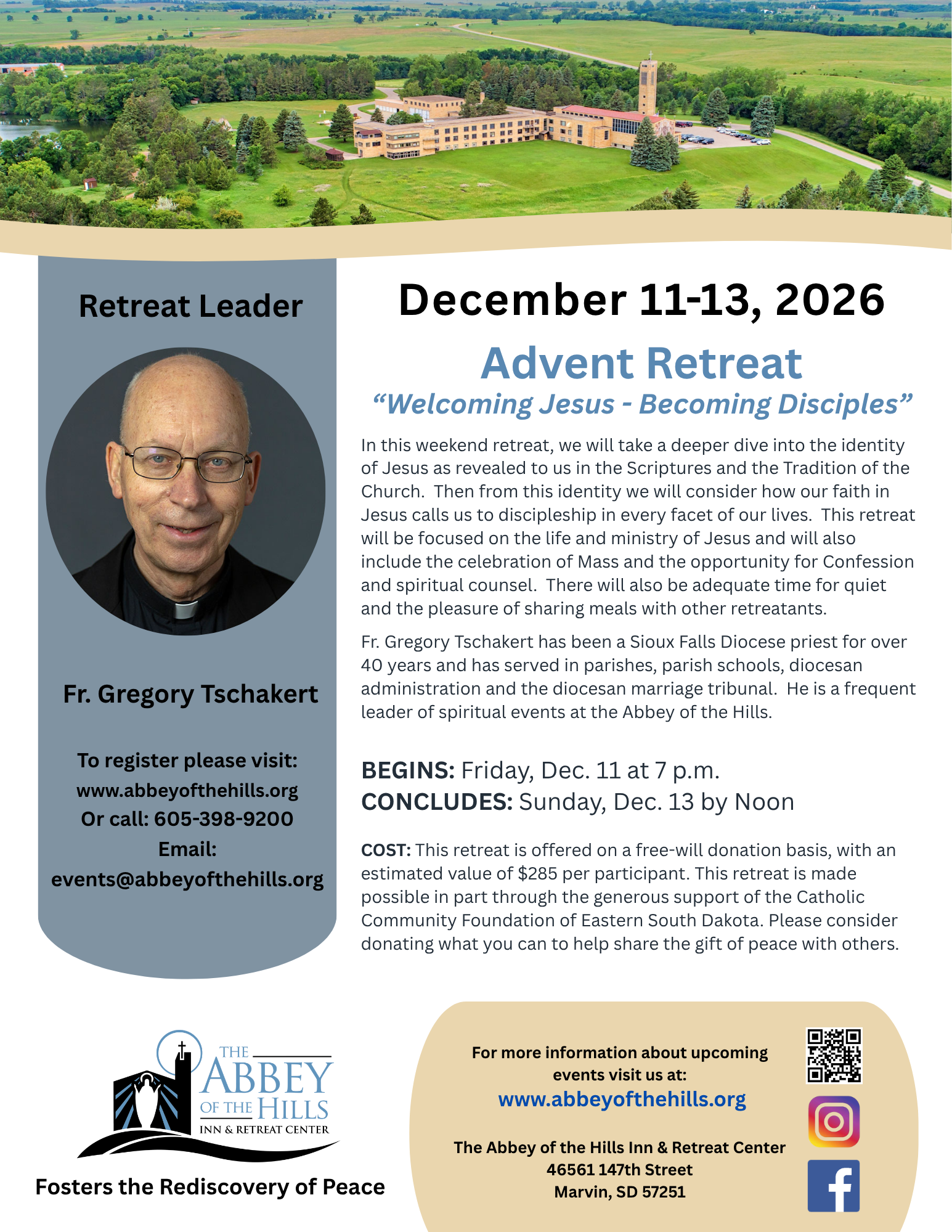 Advent Retreat with Fr. Gregory Tschakert image