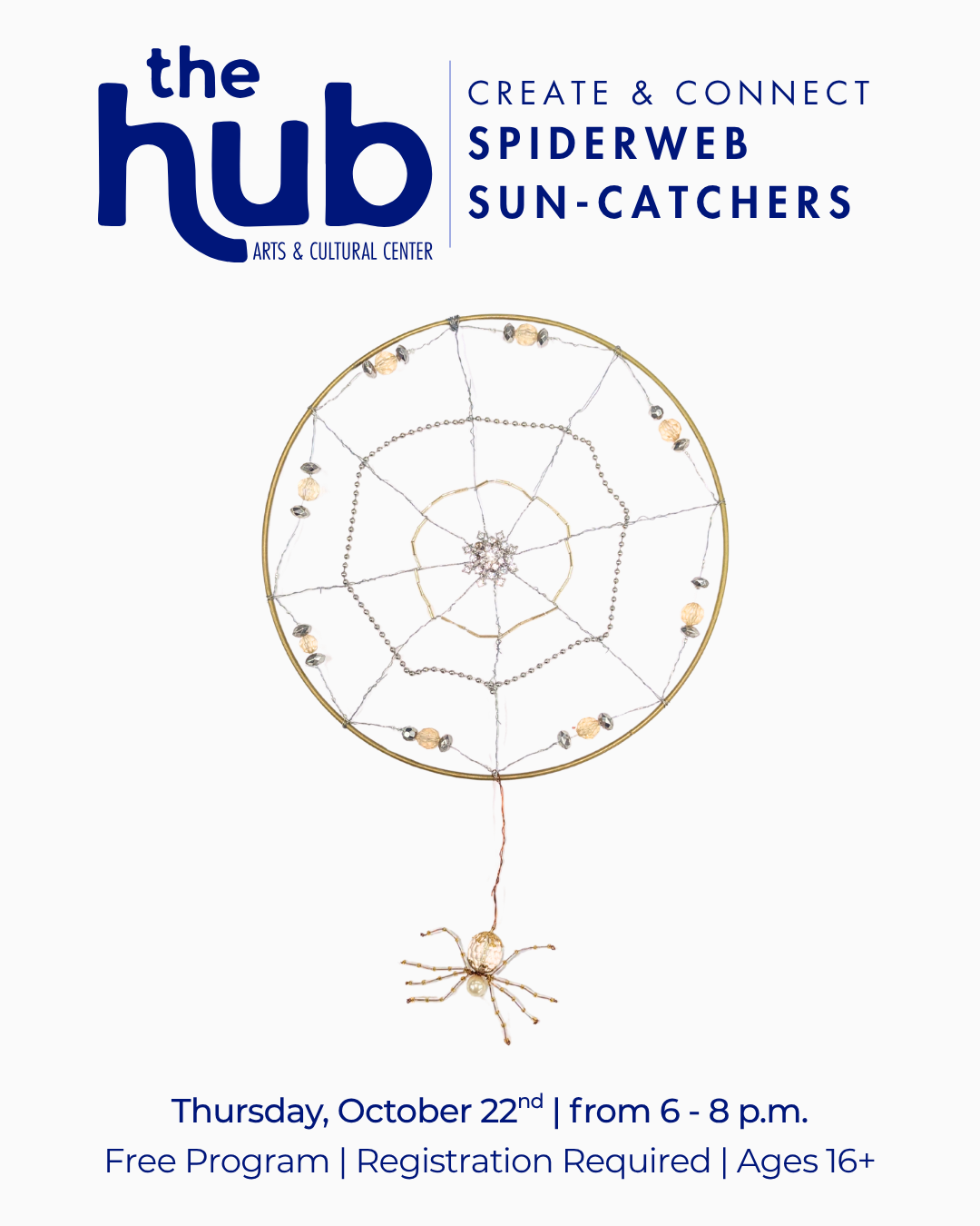 '26 October | Create & Connect | Spiderweb Sun-Catchers image